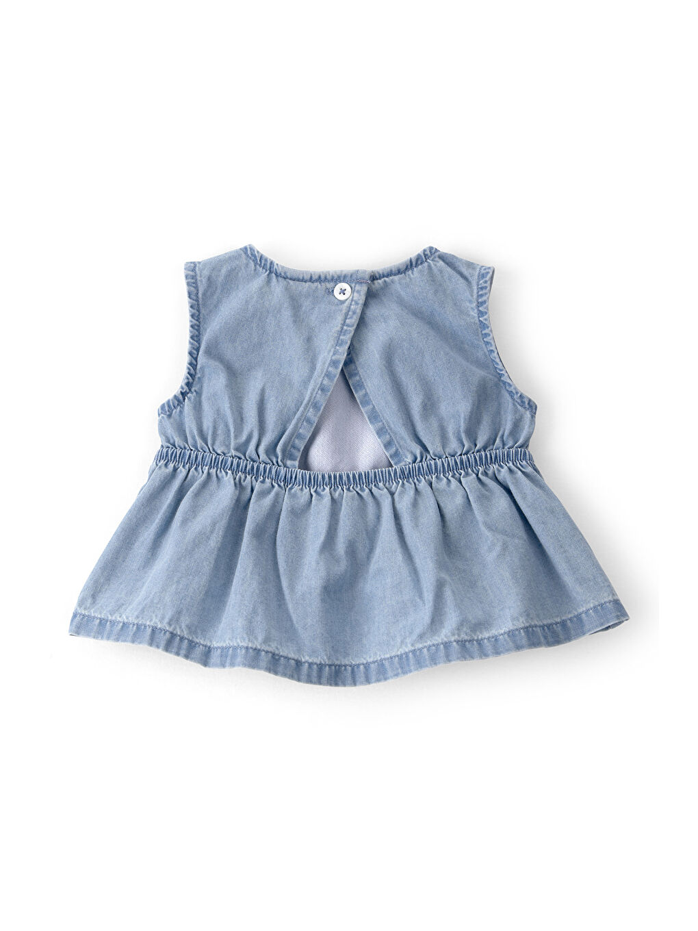 Kız Bebek Body Şort Set 3 Ay-24 Ay Mavi-2