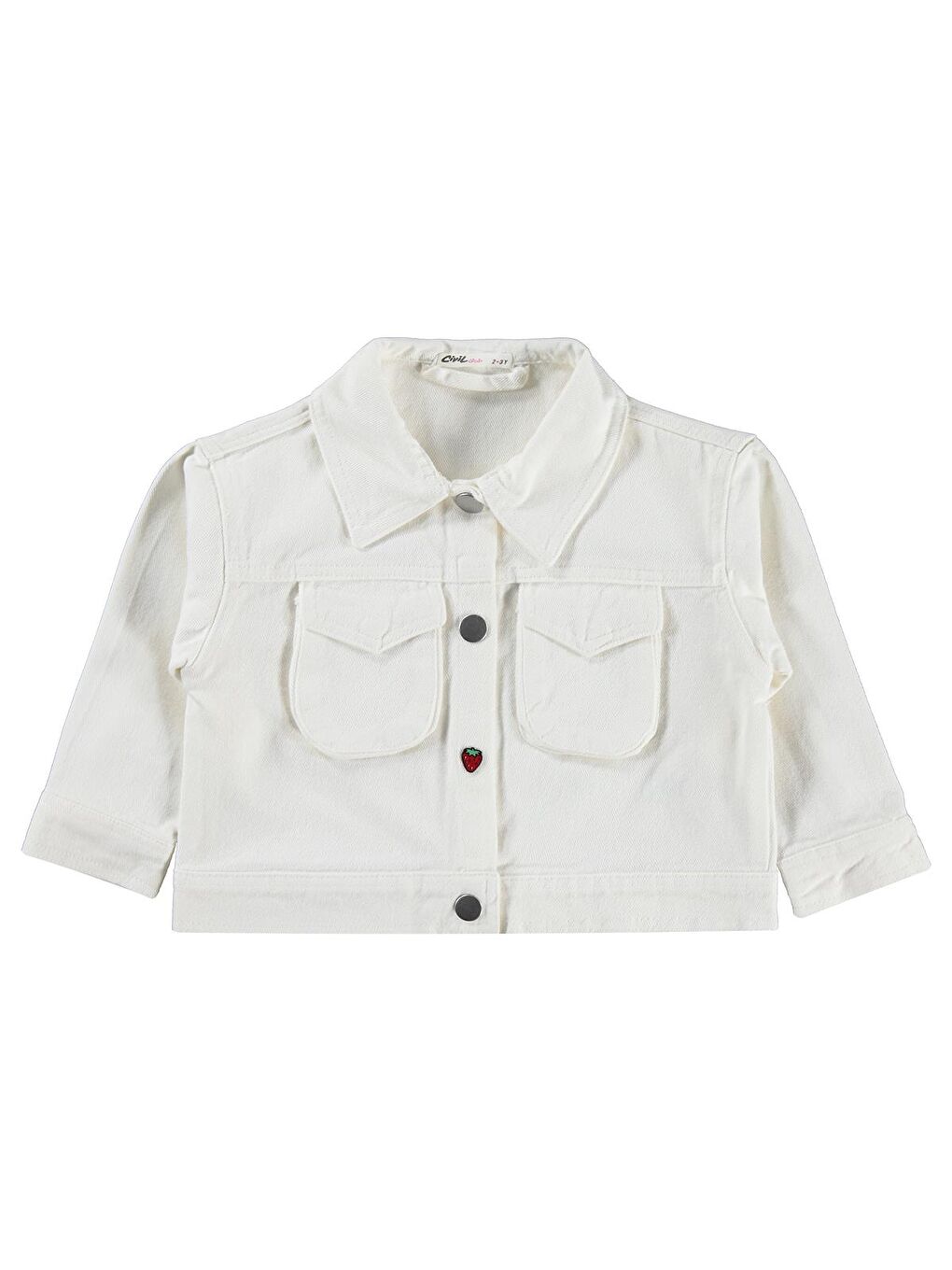 Girls 2-5 Yaş Ceket - Kırık Beyaz