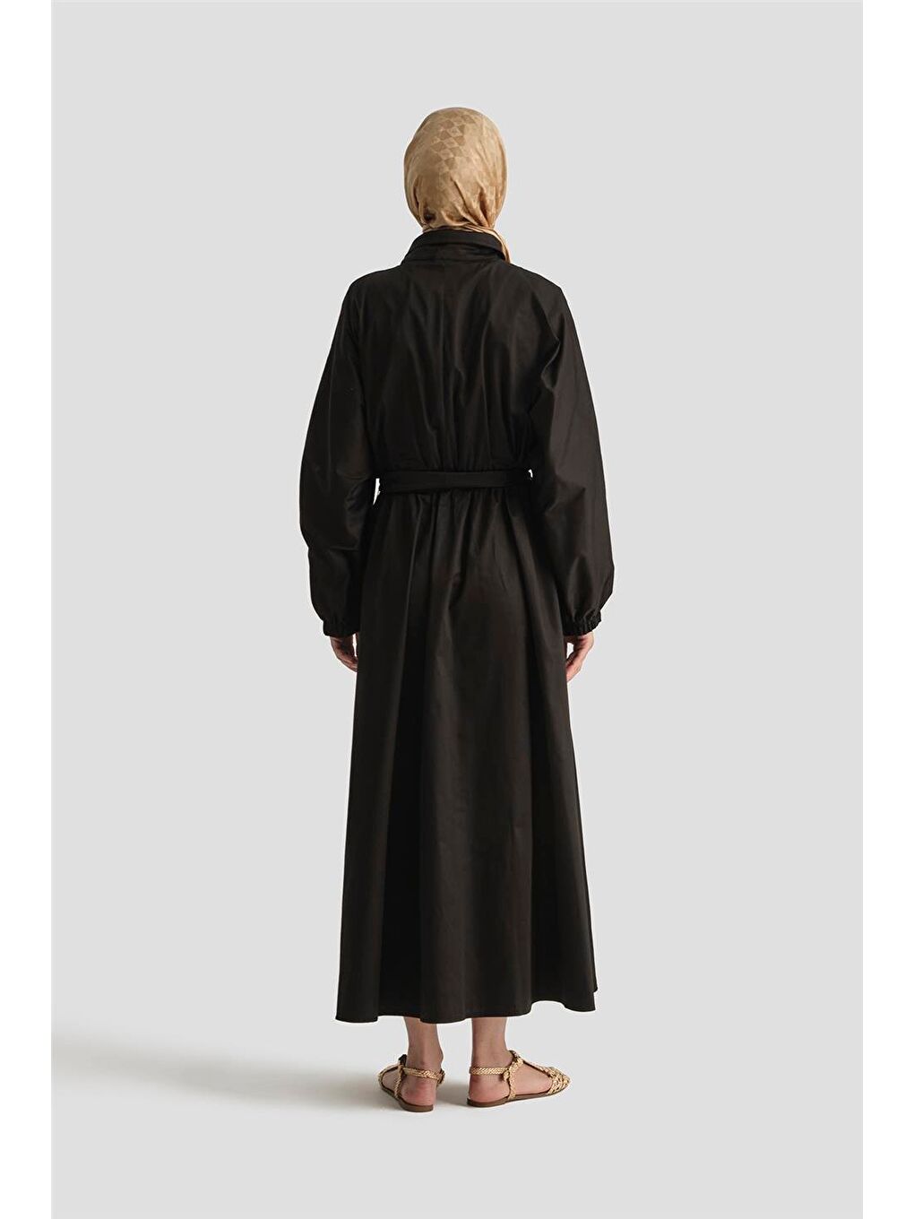 Gömlek Elbise 25Yd9025-1 Siyah-4