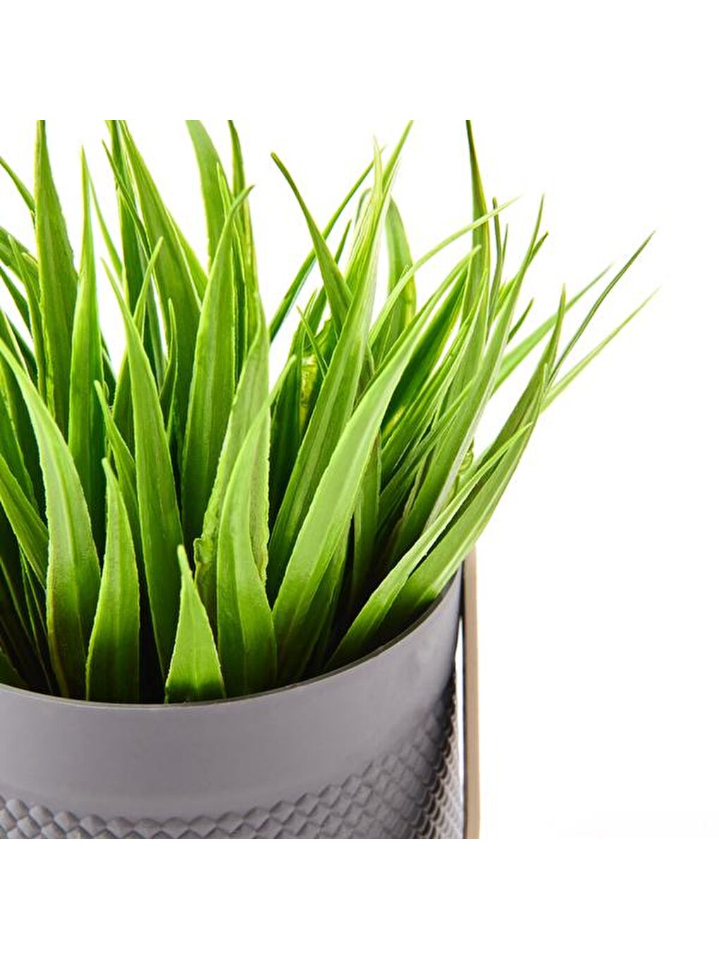 Karışık Kulplu Saksılı Yapay Çiçek - Renkli - 15x9 cm-1