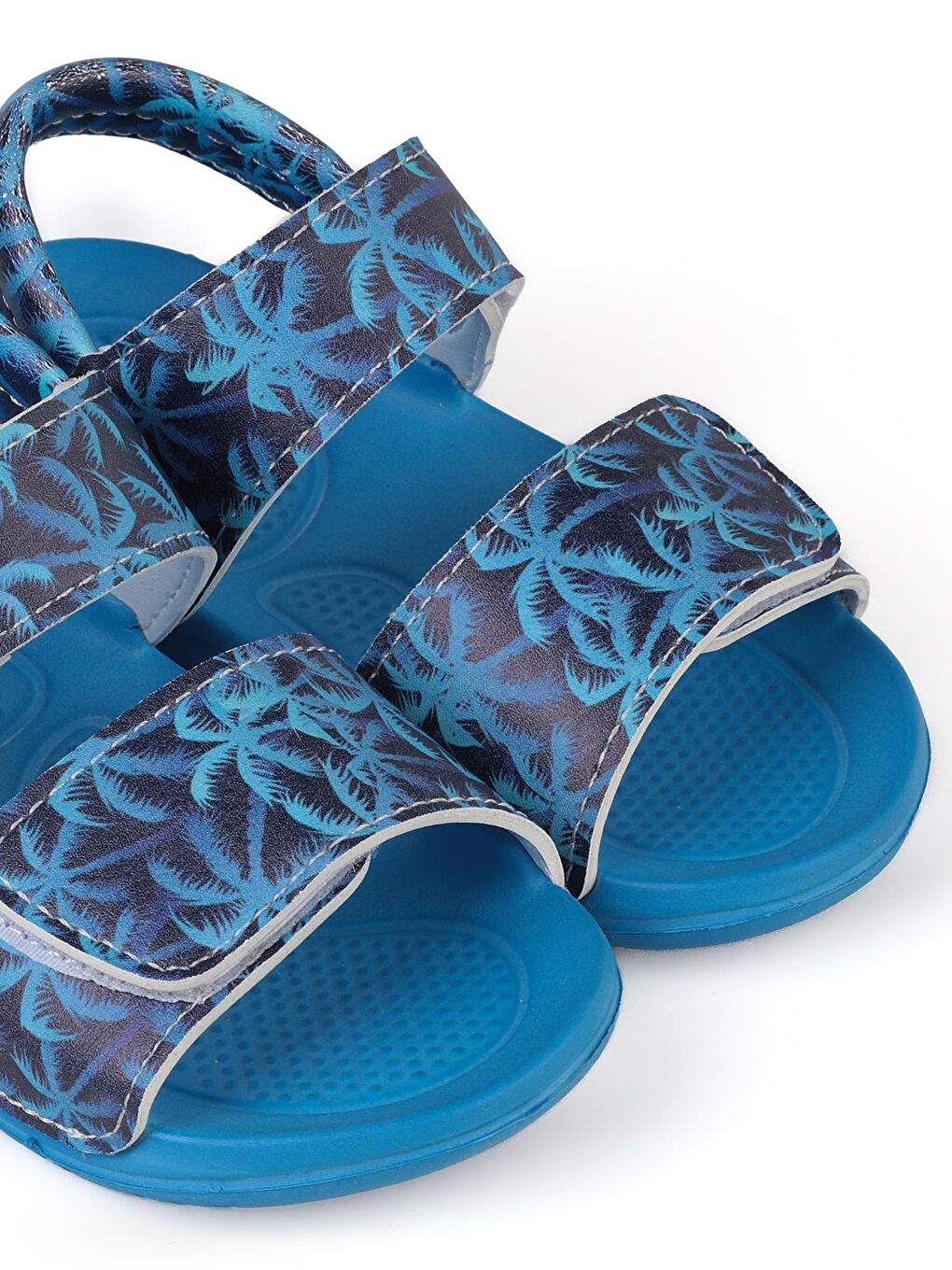 Boys Palmiye Baskılı 20-24 Numara Sandalet - Lacivert 20-24-1