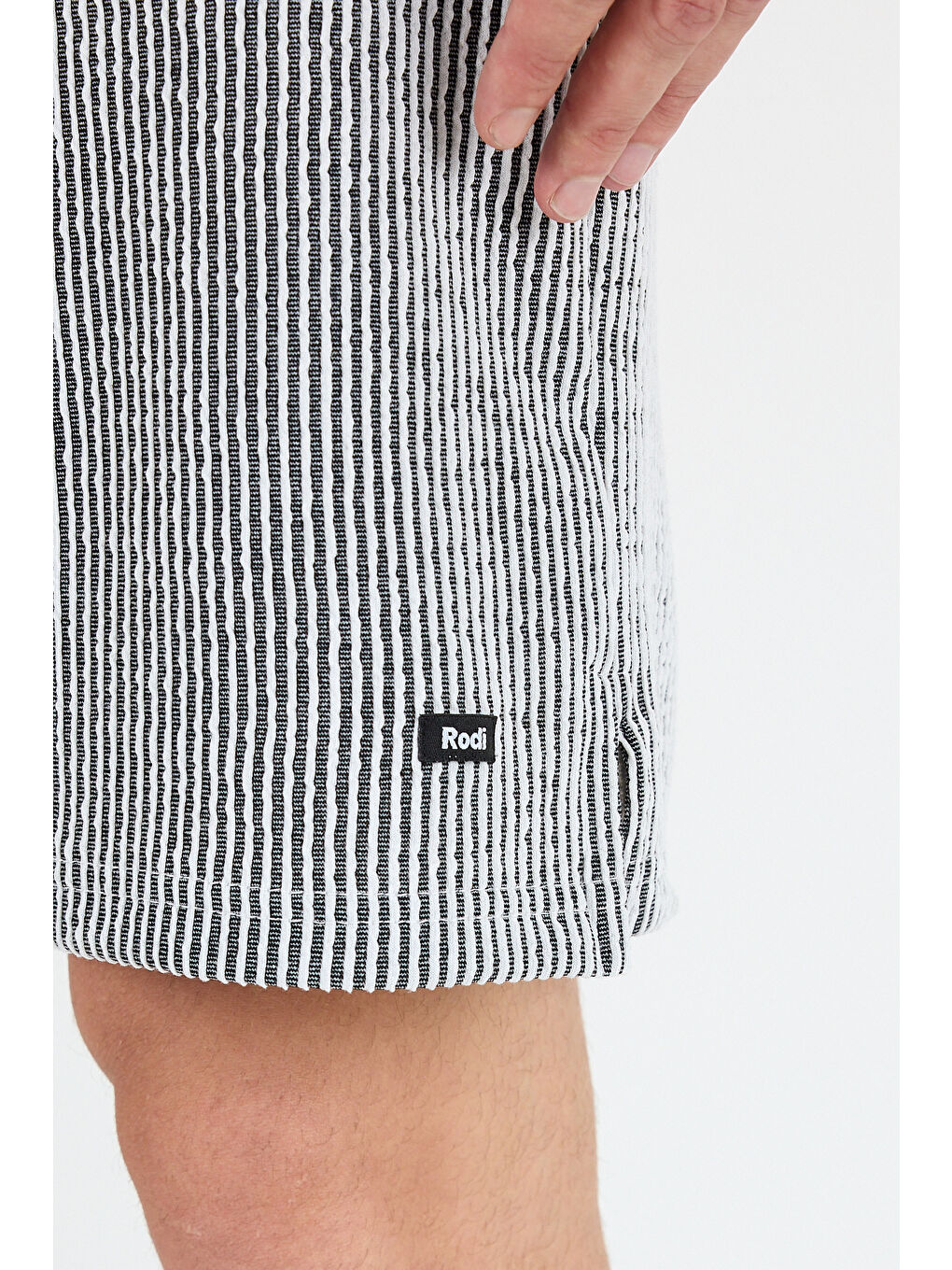 Siyah Erkek Yan Cepli Esnek Spor Şort | Rahat Kalıp Günlük Şort | Yazlık Hafif ve Şort 2239-3