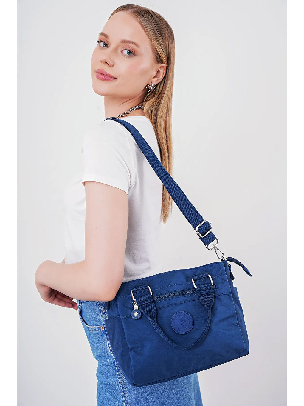 Lacivert Kadın Omuz Çantası BHPC6007-2