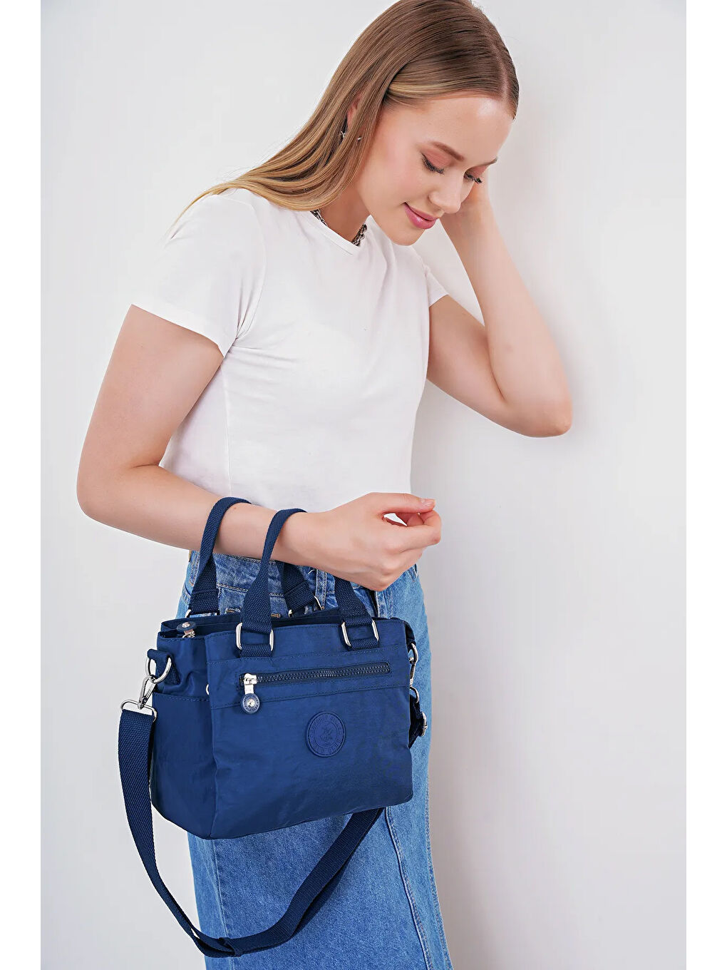 Lacivert Kadın Omuz Çantası BHPC6007-4