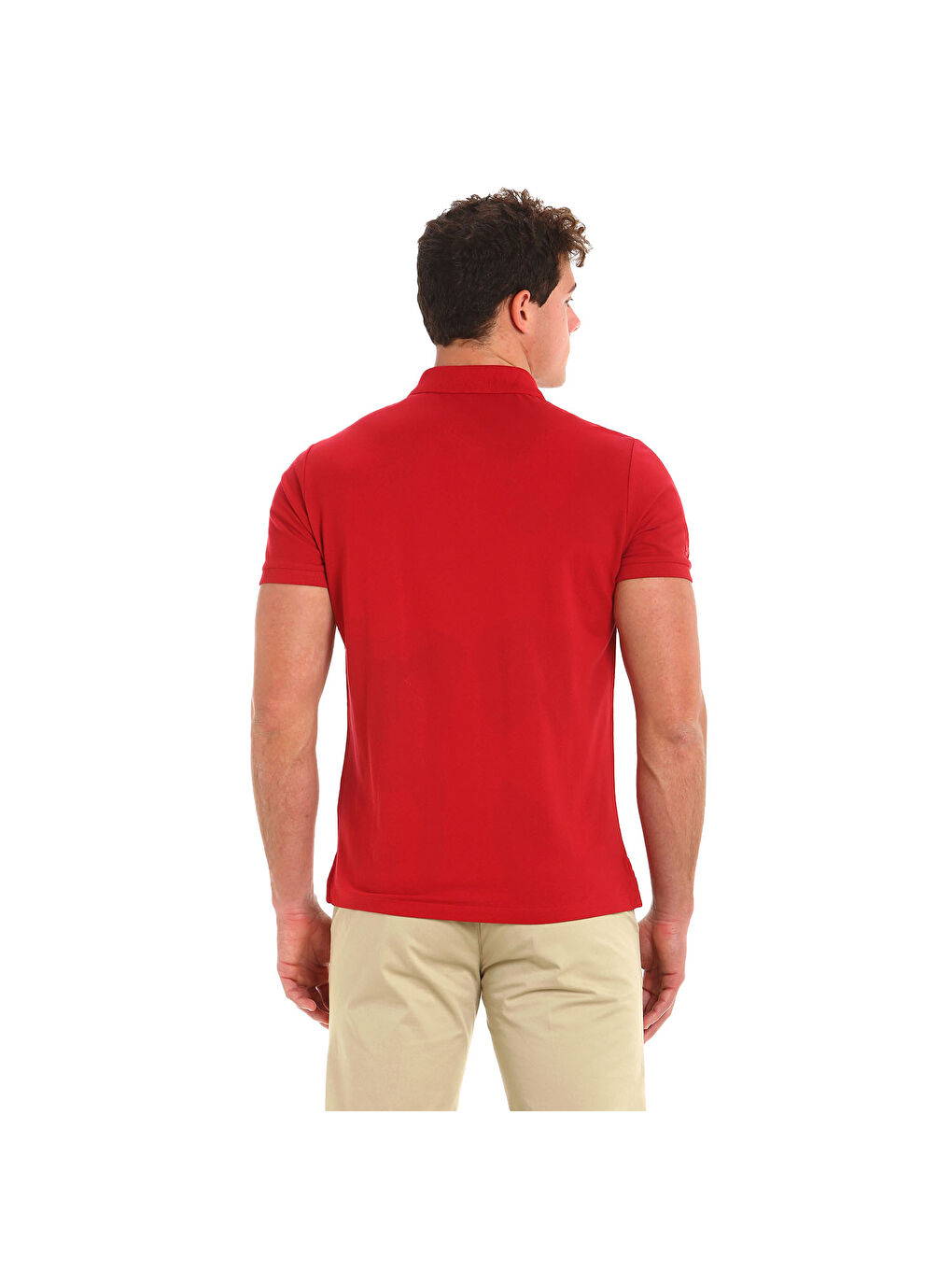 Deck Polo Erkek Kırmızı Polo Tişört-7