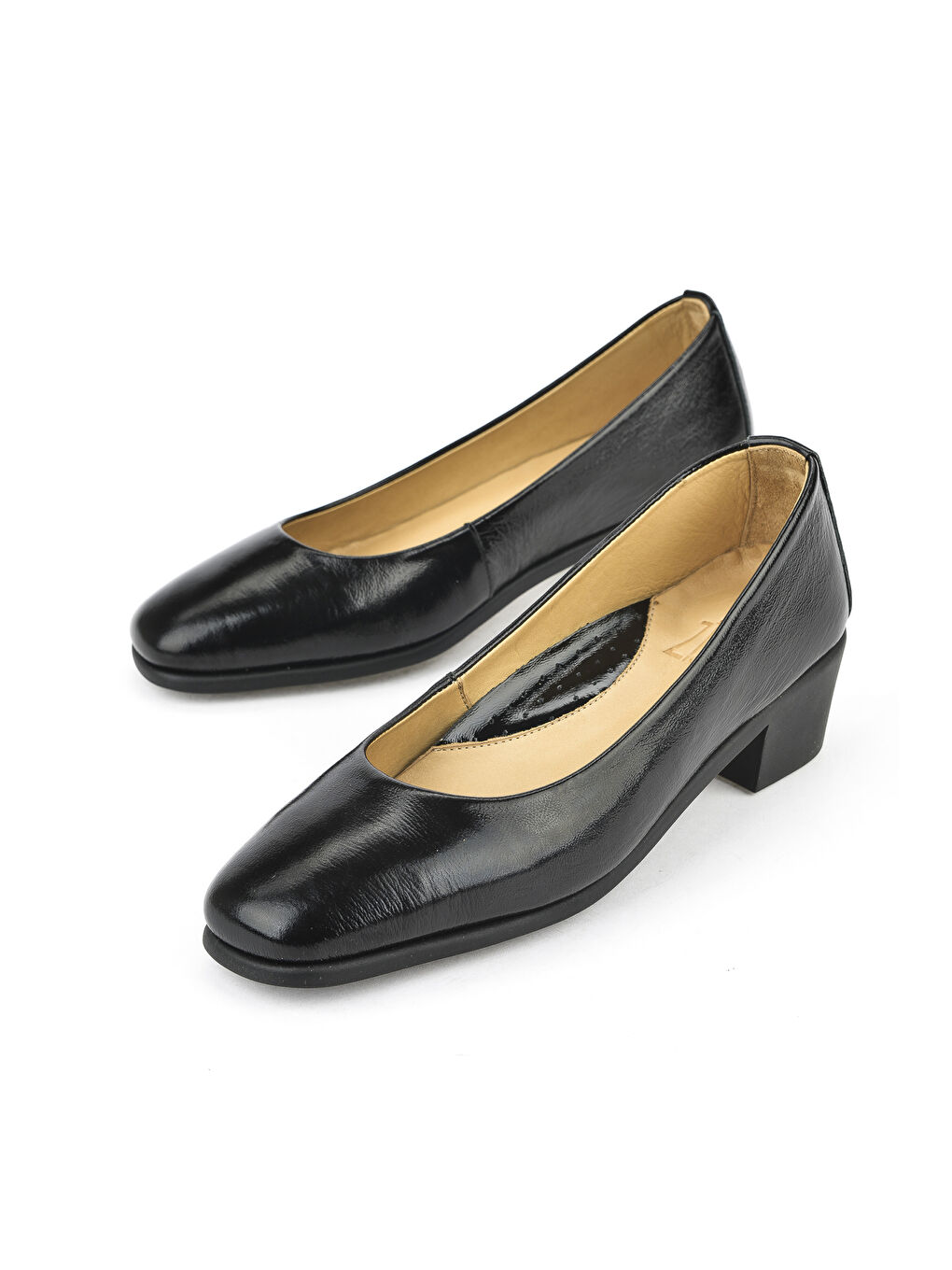 Kadın Hakiki Deri Konfor Ayakkabı 1511050Z32222 Siyah-5