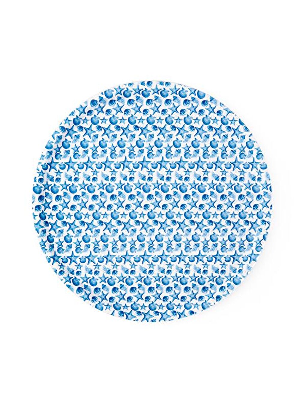 Marin Yuvarlak Tepsi - Mavi - 36 cm-1