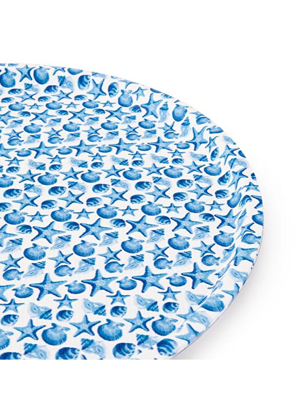 Marin Yuvarlak Tepsi - Mavi - 36 cm-2