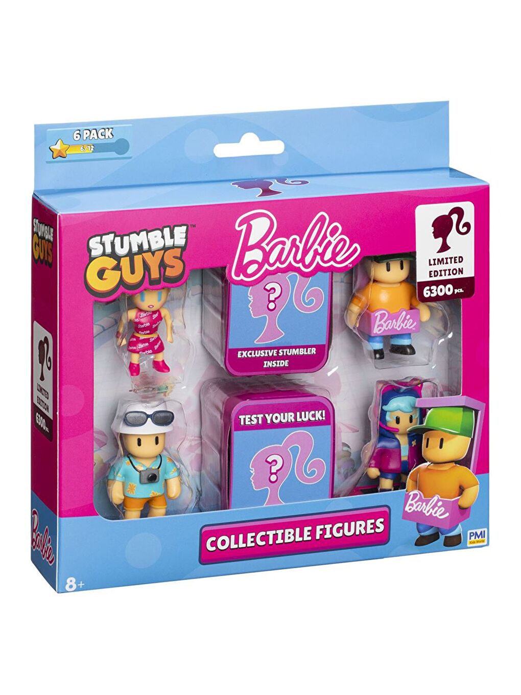 Pmi Stumble Guys Barbie Figür 6'lı Set SGB2060 Model 1 - 2