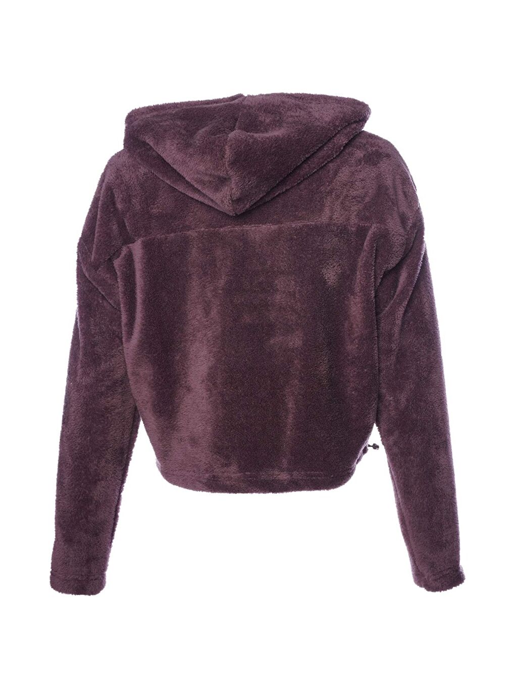 Hummel Jane Fleece Kadın Bordo Kapüşonlu Fermuarlı Sweatshirt - 2