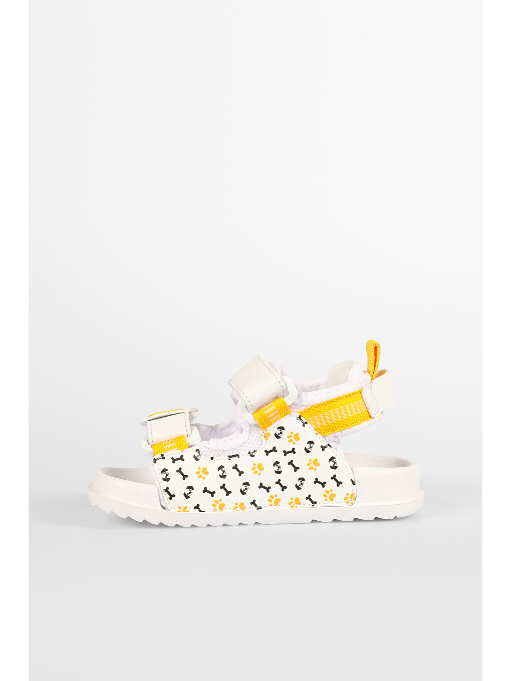 İnkago Hafif Erkek Bebek Beyaz Sandalet-1