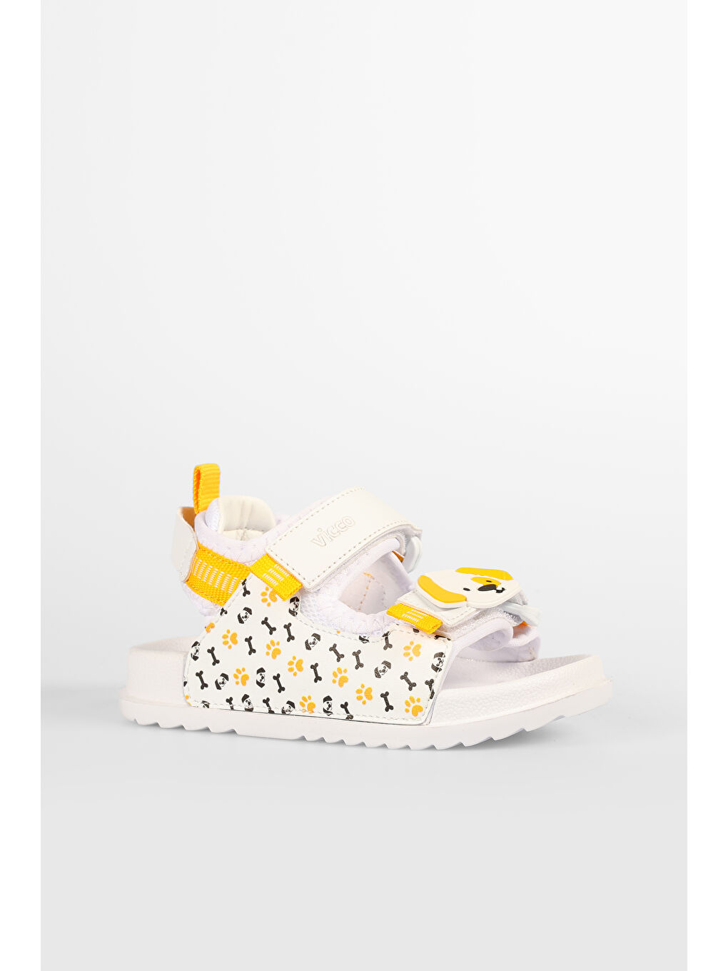 İnkago Hafif Erkek Bebek Beyaz Sandalet-2