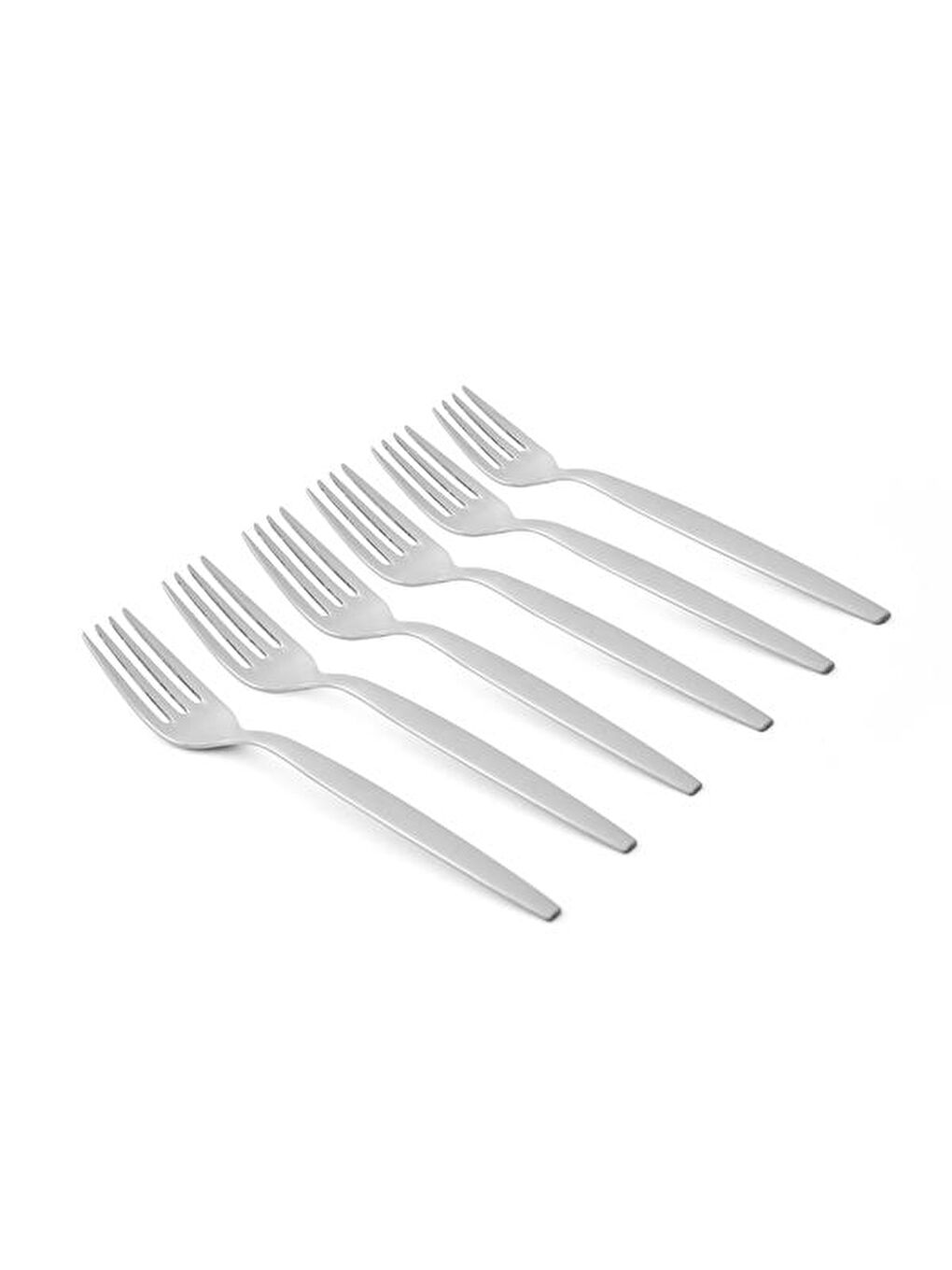 Gri Lidya 6'lı Tatlı Çatalı