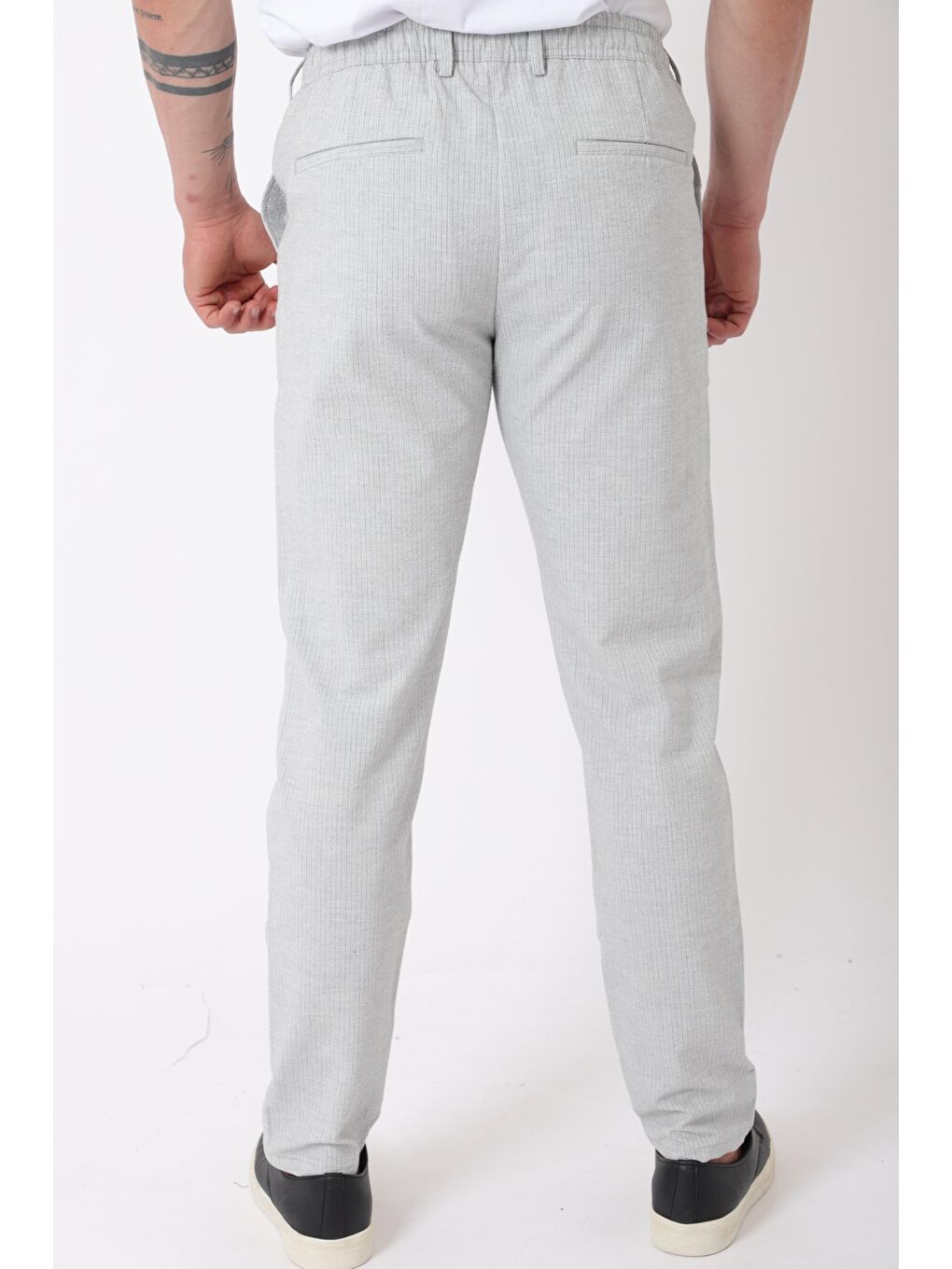 Gri Bel Lastikli Hitit Model Jogger Pantolon CPT-1_0397-4
