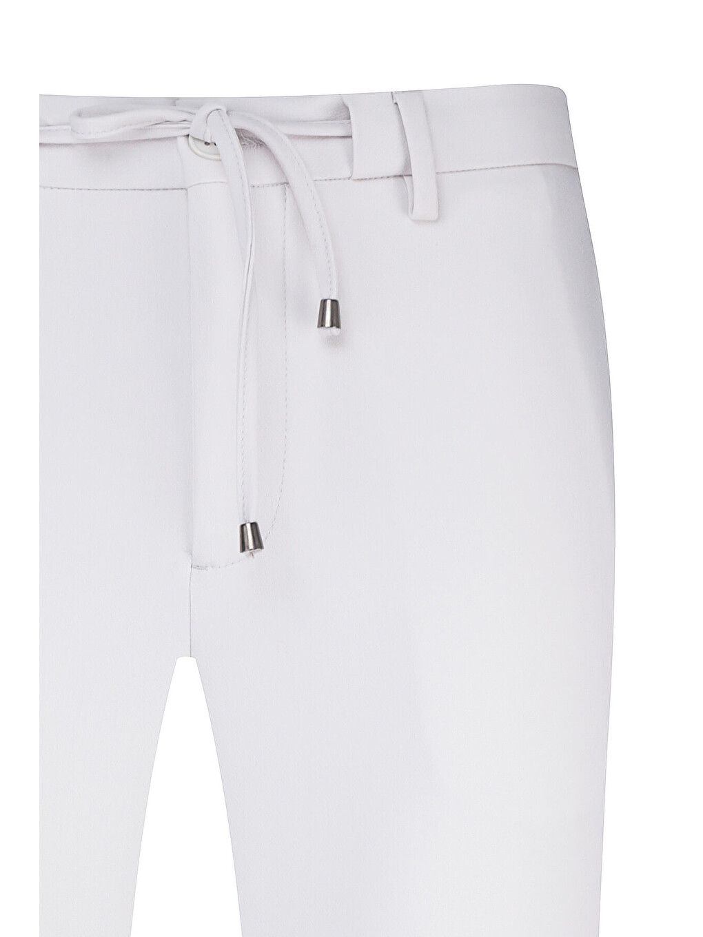 Gri Rahat Kesim Yandan Cepli Jogger Pantolon-1