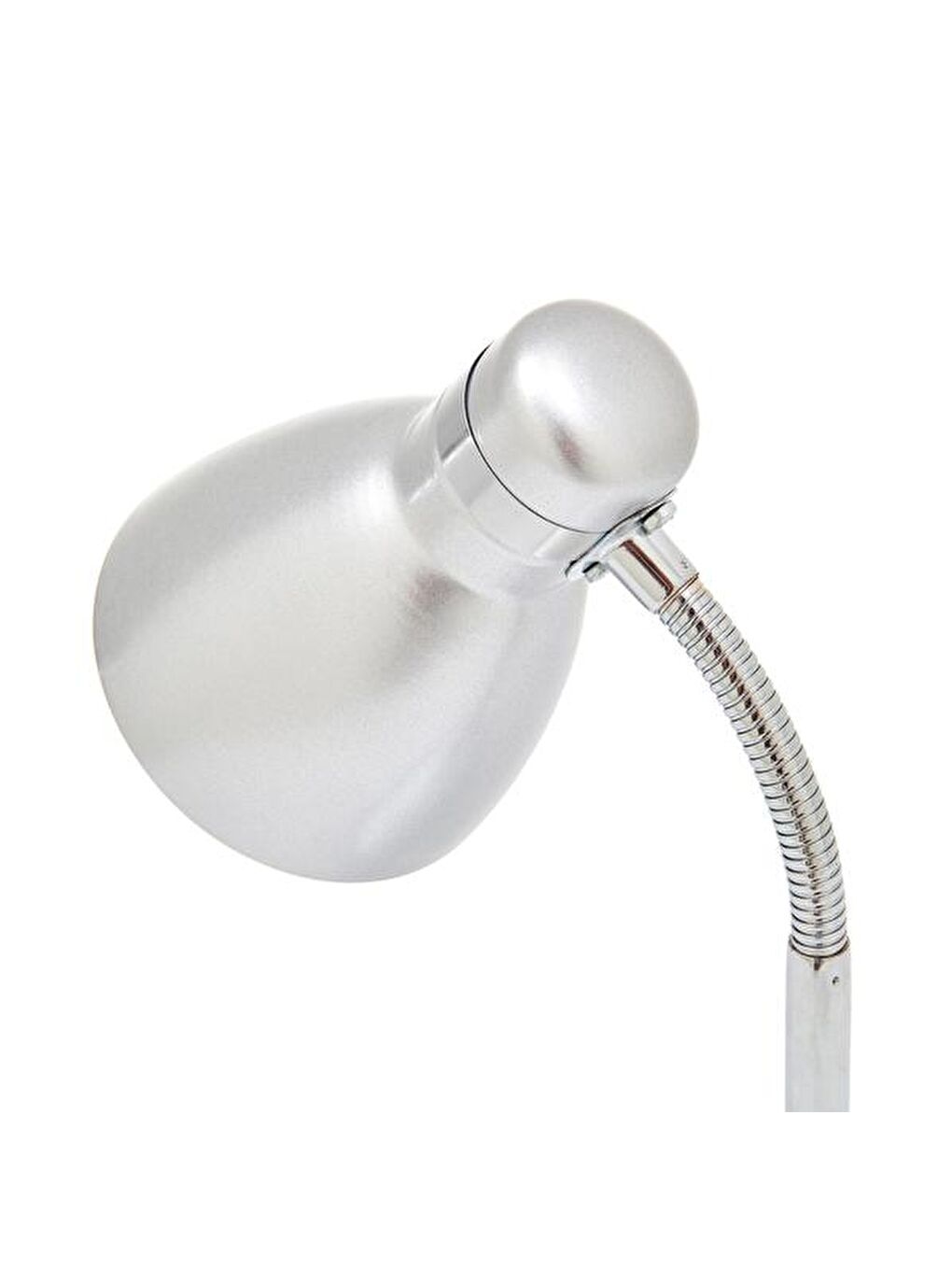 Modern Krom Spiralli Masa Lambası - Gri-2