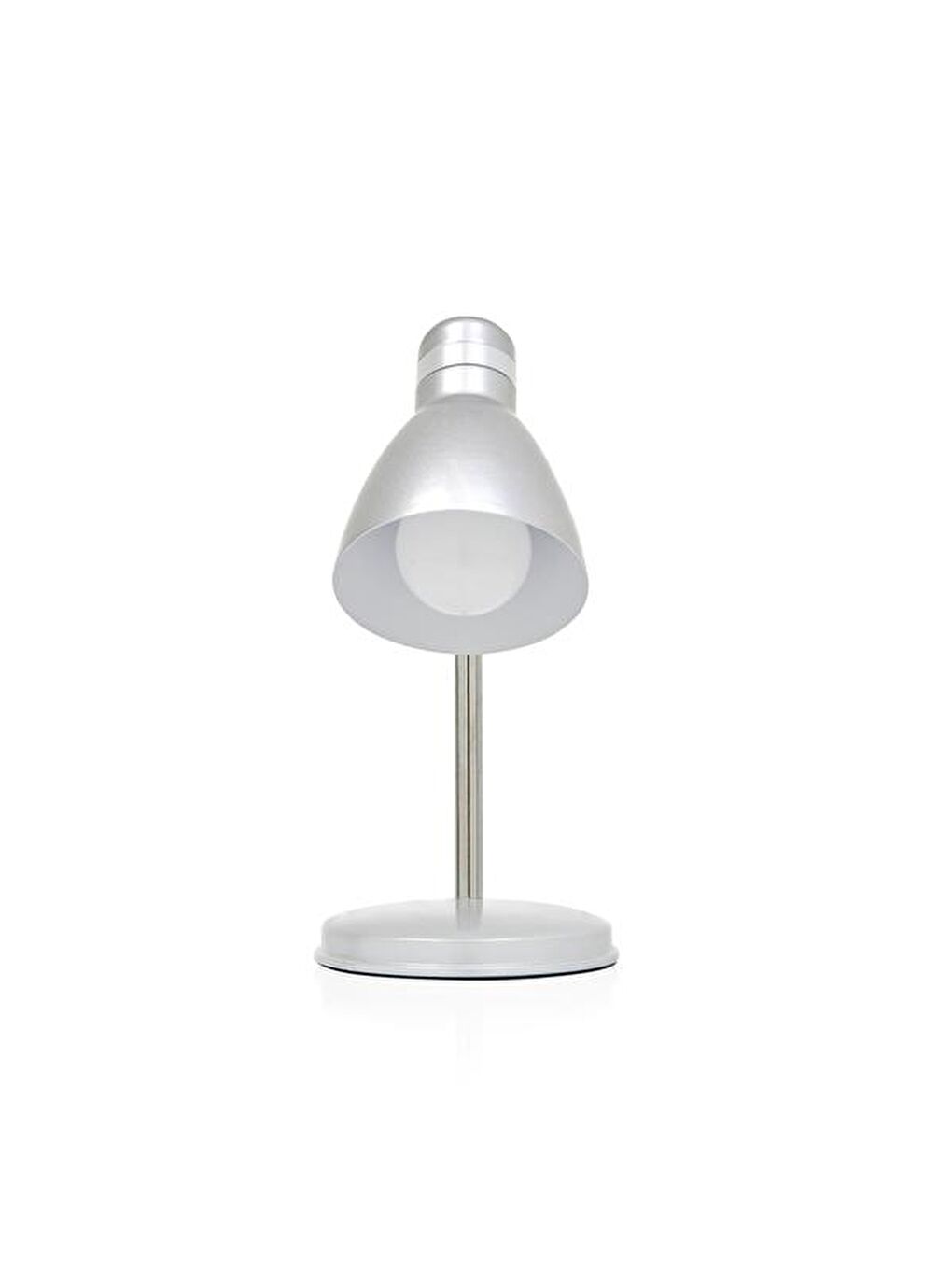 Modern Krom Spiralli Masa Lambası - Gri-5