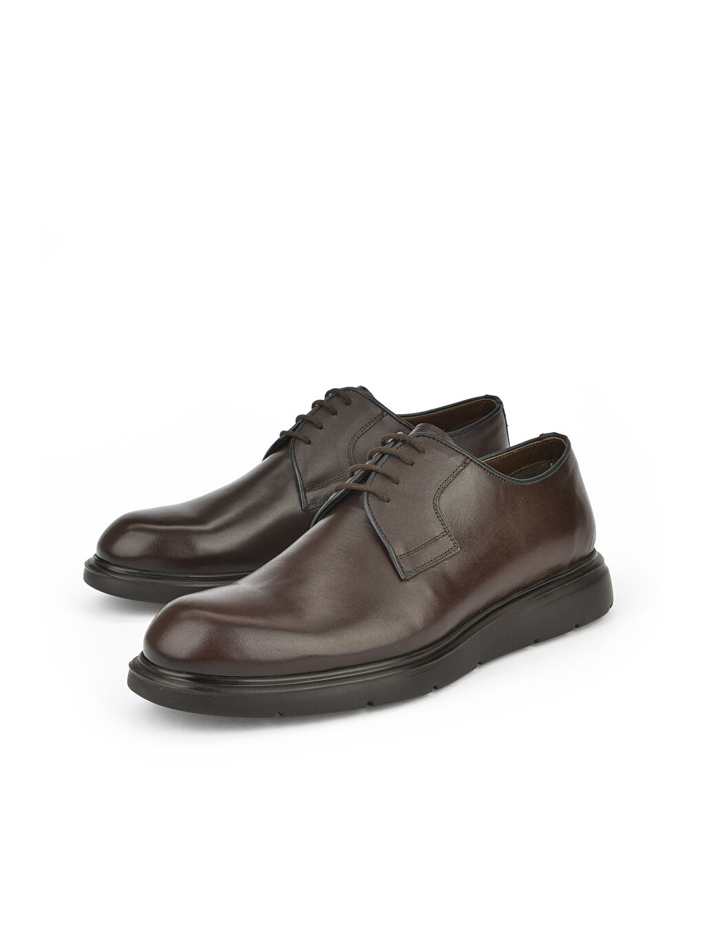 Kahverengi Erkek Hakiki Deri Ayakkabı 14319Z33297 Kahve