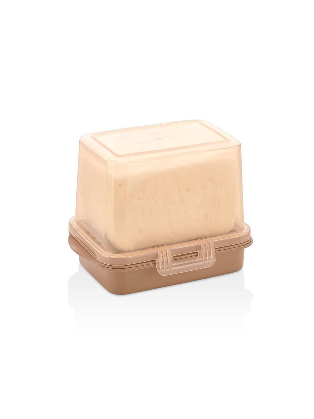 Gri Vp-074 Ecem Su Bölmeli Peynir Saklama Tazeleme Kabı Bakır-1