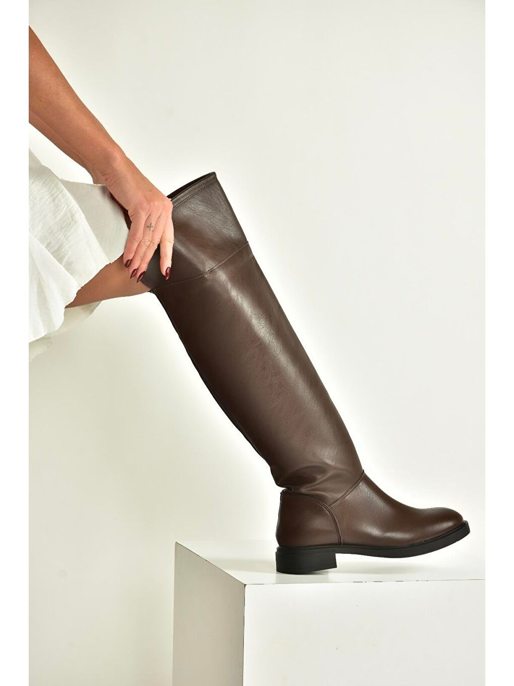Kahverengi Kadın Çizme V973801009-1