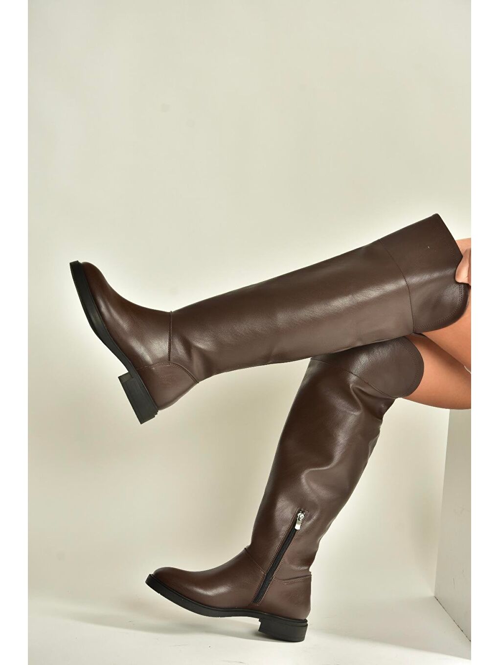 Kahverengi Kadın Çizme V973801009-3