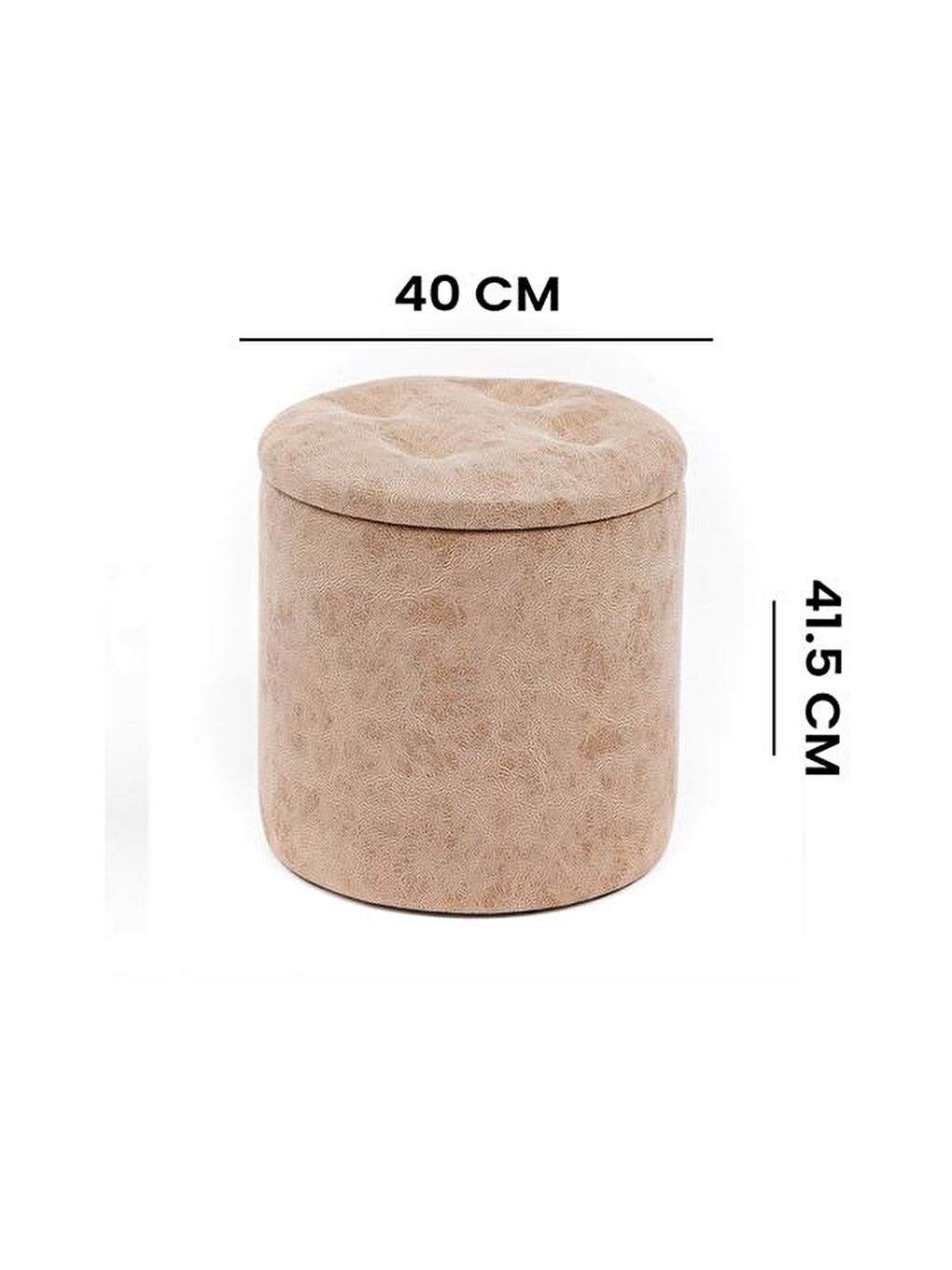 Sandıklı Puf - Bej-7