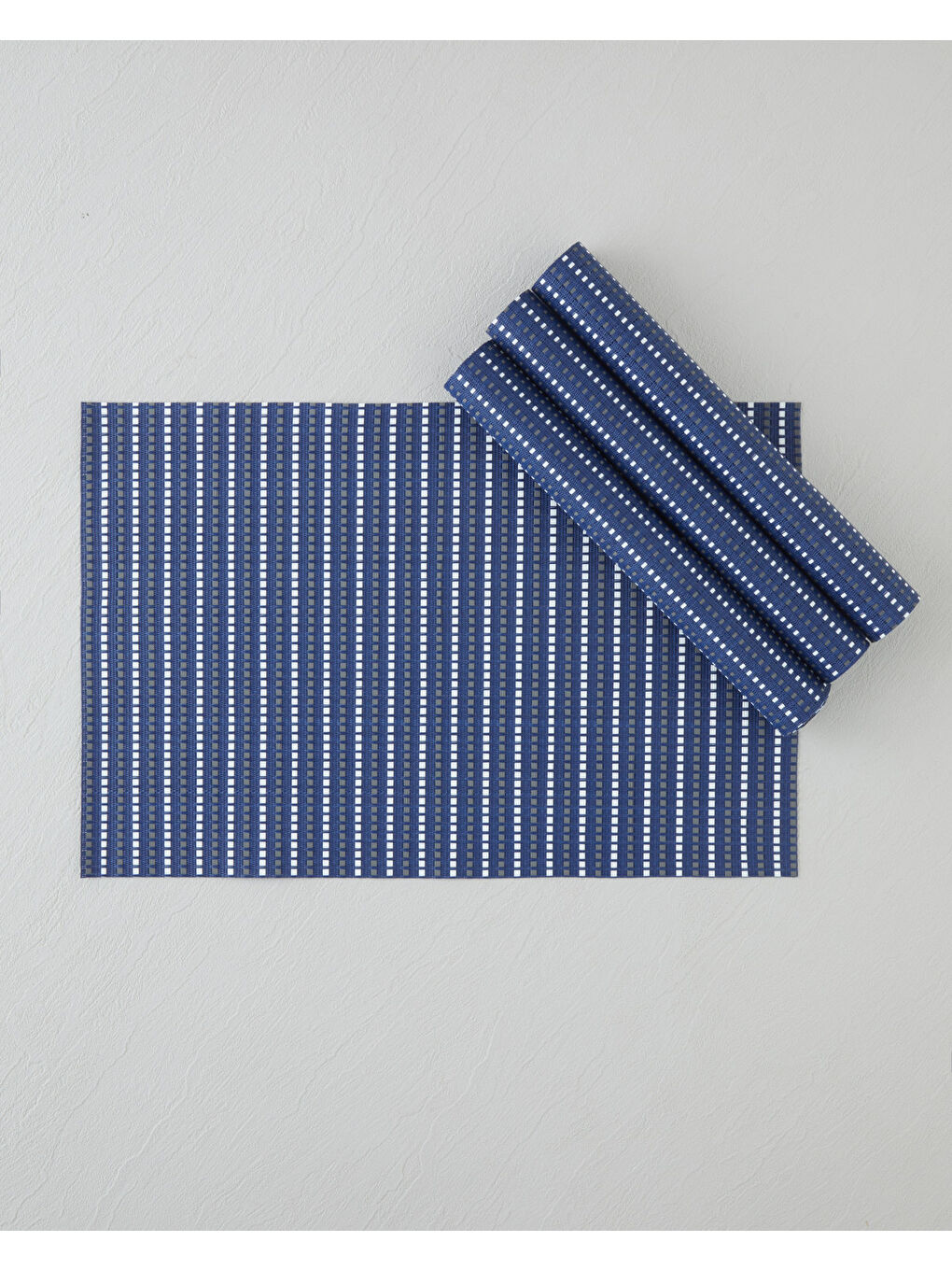 Sailor Lines Pvc 4'lü Amerikan Servis 30x45 cm Lacivert-Beyaz