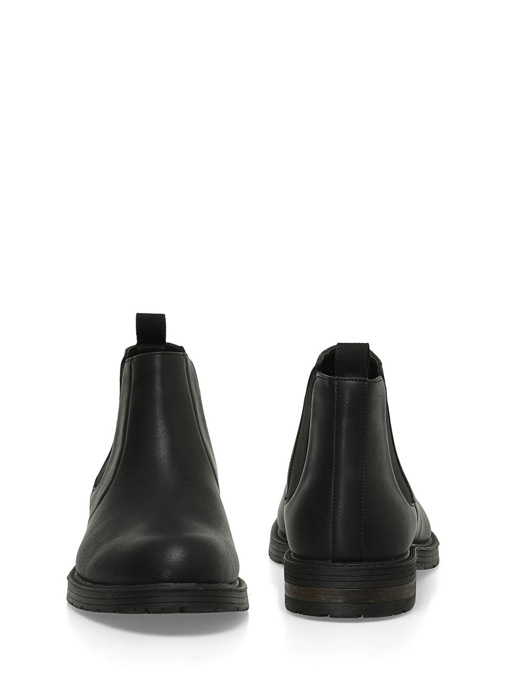 22946-1 4PR Siyah Erkek Klasik Bot-4