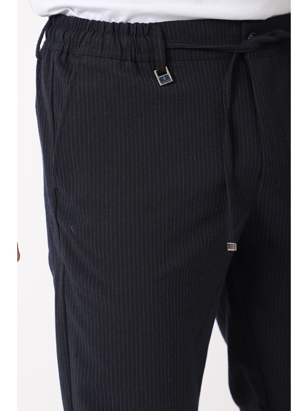 Lacivert Bel Lastikli Hitit Model Jogger Pantolon CPT-1_0397-5