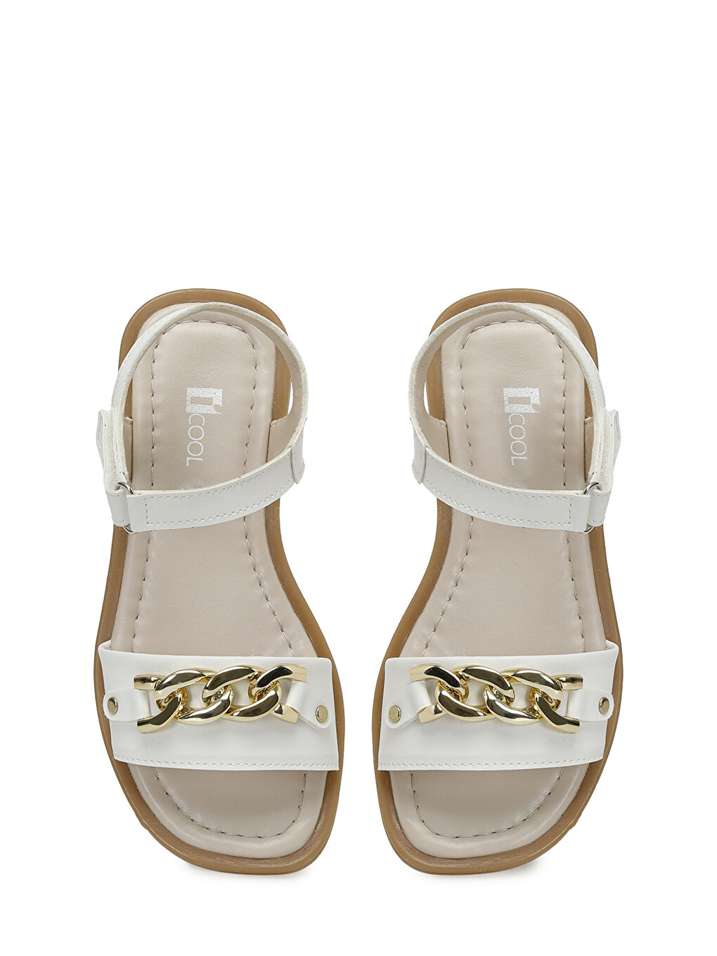 SORRI F 5FX Beyaz Kız Çocuk Sandalet-3