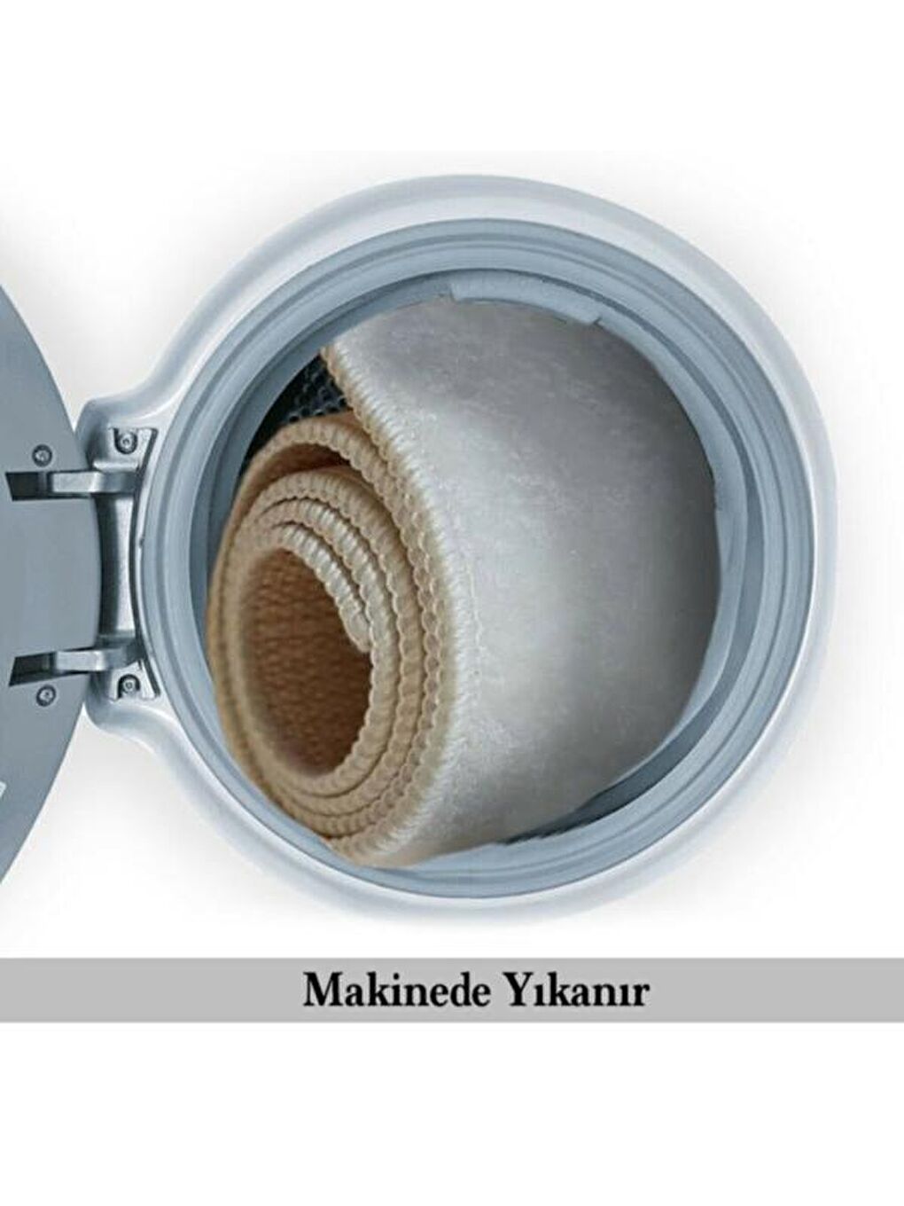 Kitchen Mutfak Halısı - Gri - 80x150 cm-3