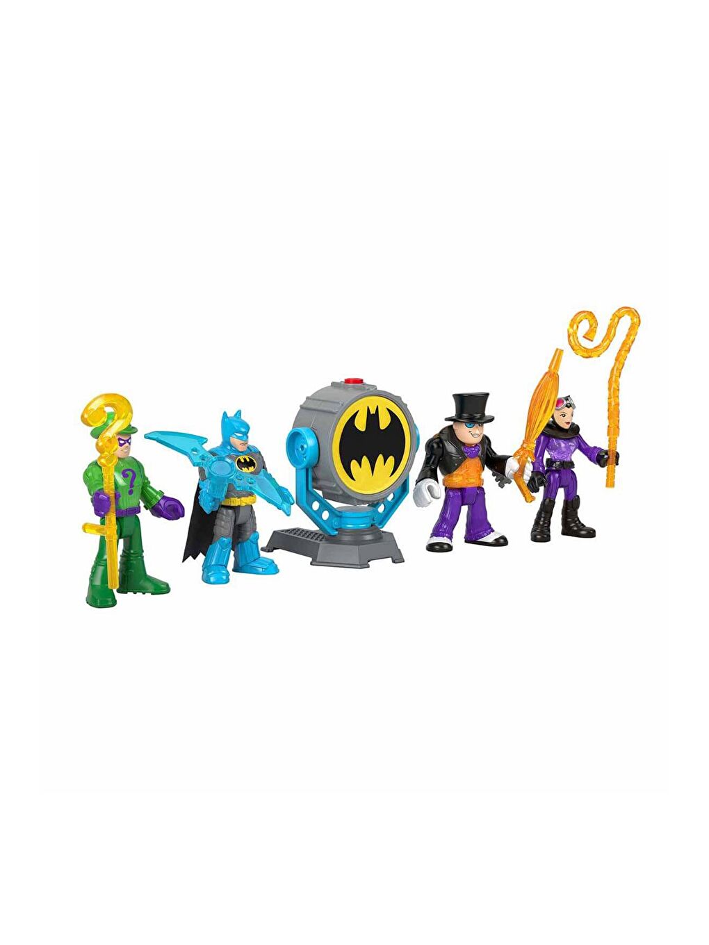 Imaginext Karışık DC Super Friends Bat-Tech Bat-Signal Figür Seti - 1