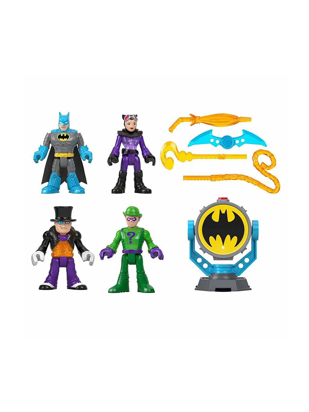 Imaginext Karışık DC Super Friends Bat-Tech Bat-Signal Figür Seti - 2