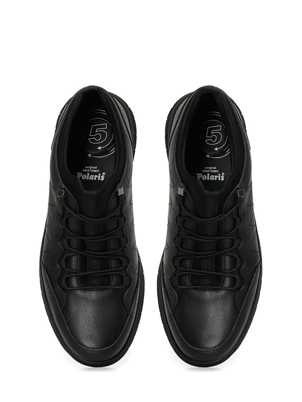 106139.M 4PR Siyah Erkek Comfort Ayakkabı-3