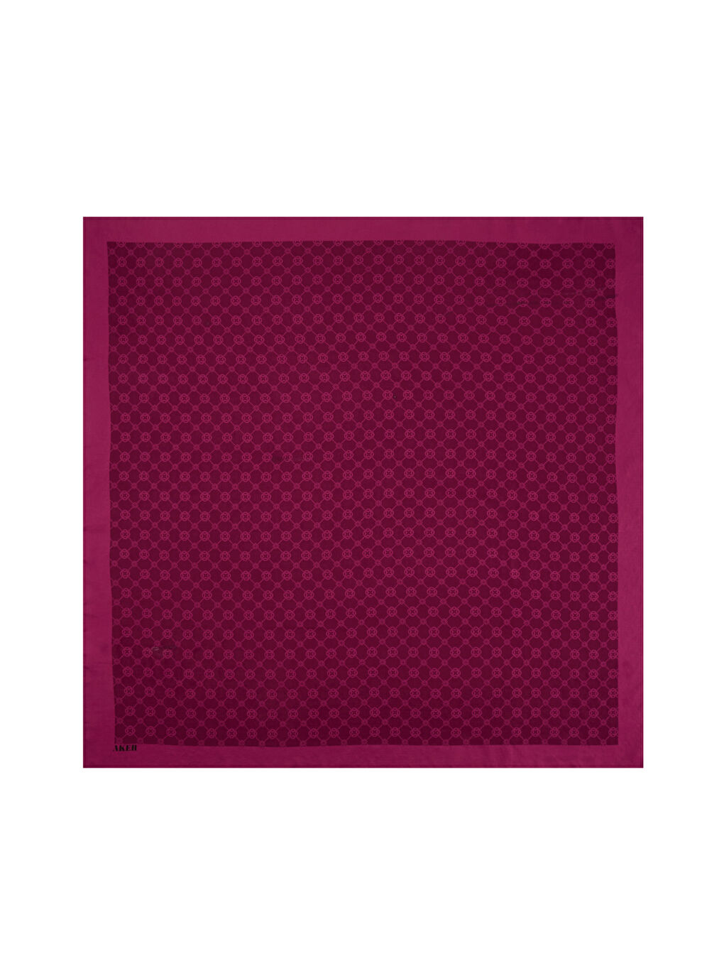 Mürdüm 100X100 1090500 Elegance Monogram Eşarp