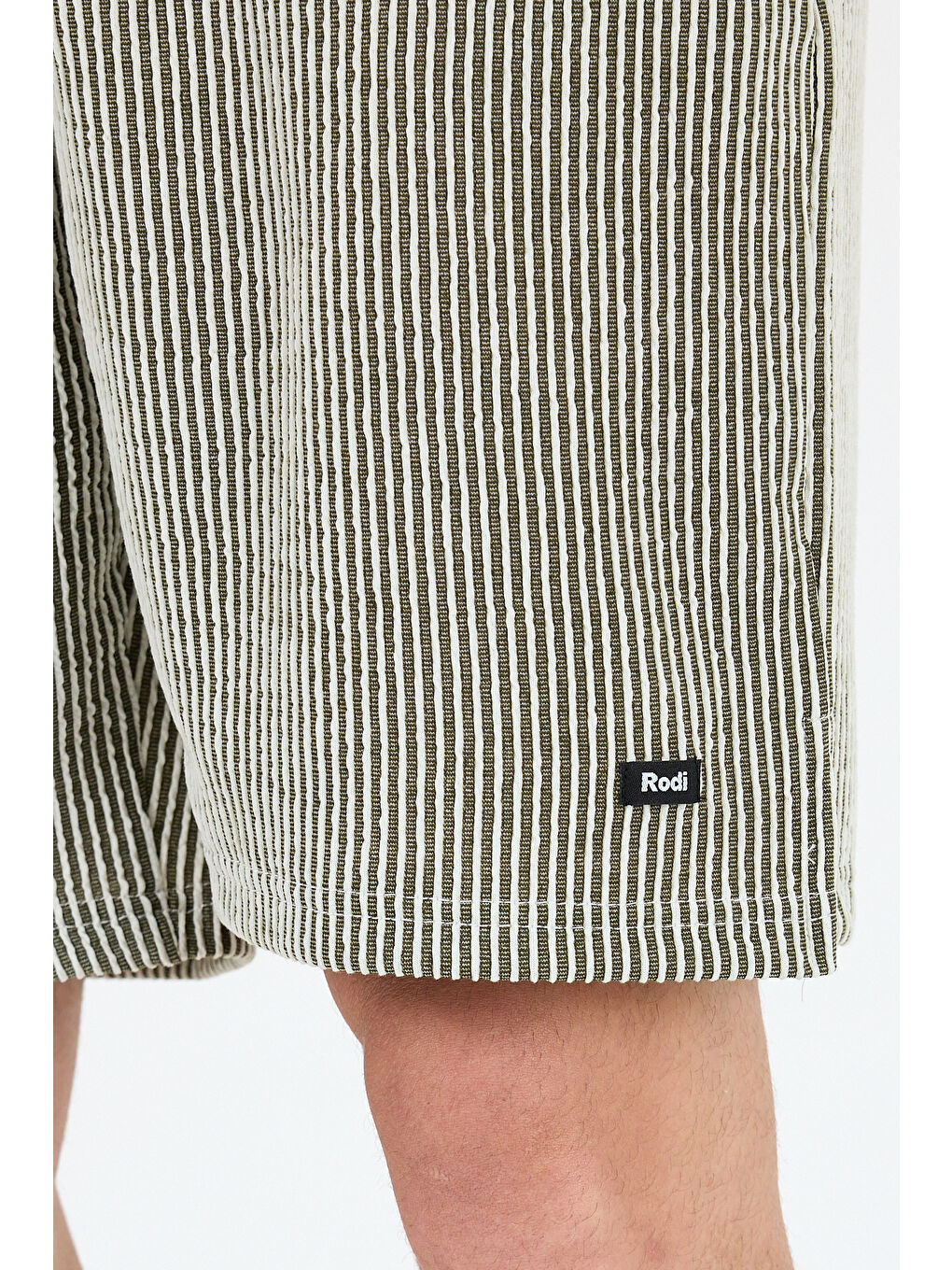 Haki Erkek Yan Cepli Esnek Spor Şort | Rahat Kalıp Günlük Şort | Yazlık Hafif ve Şort 2239-3