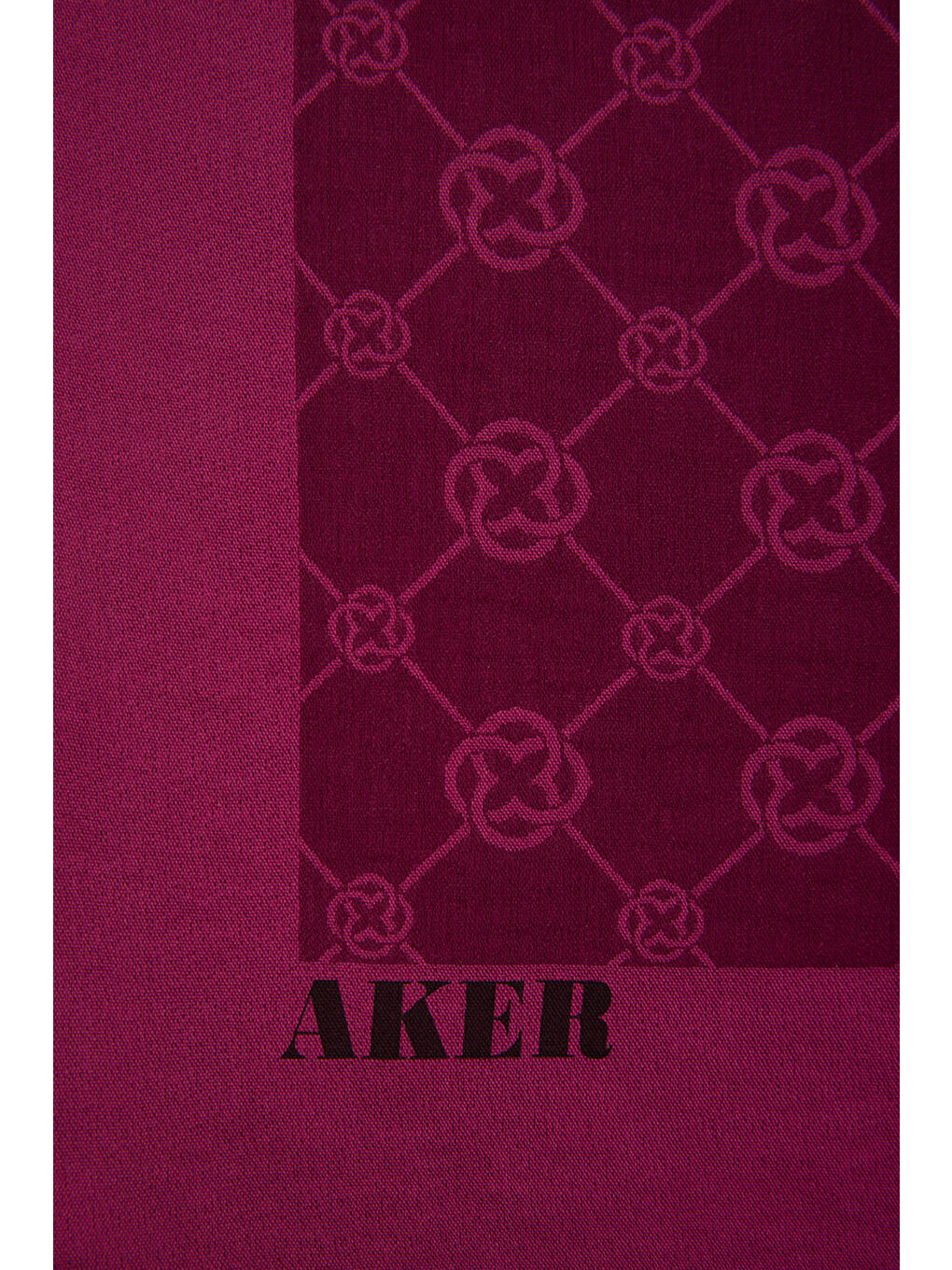 Mürdüm 100X100 1090500 Elegance Monogram Eşarp-1