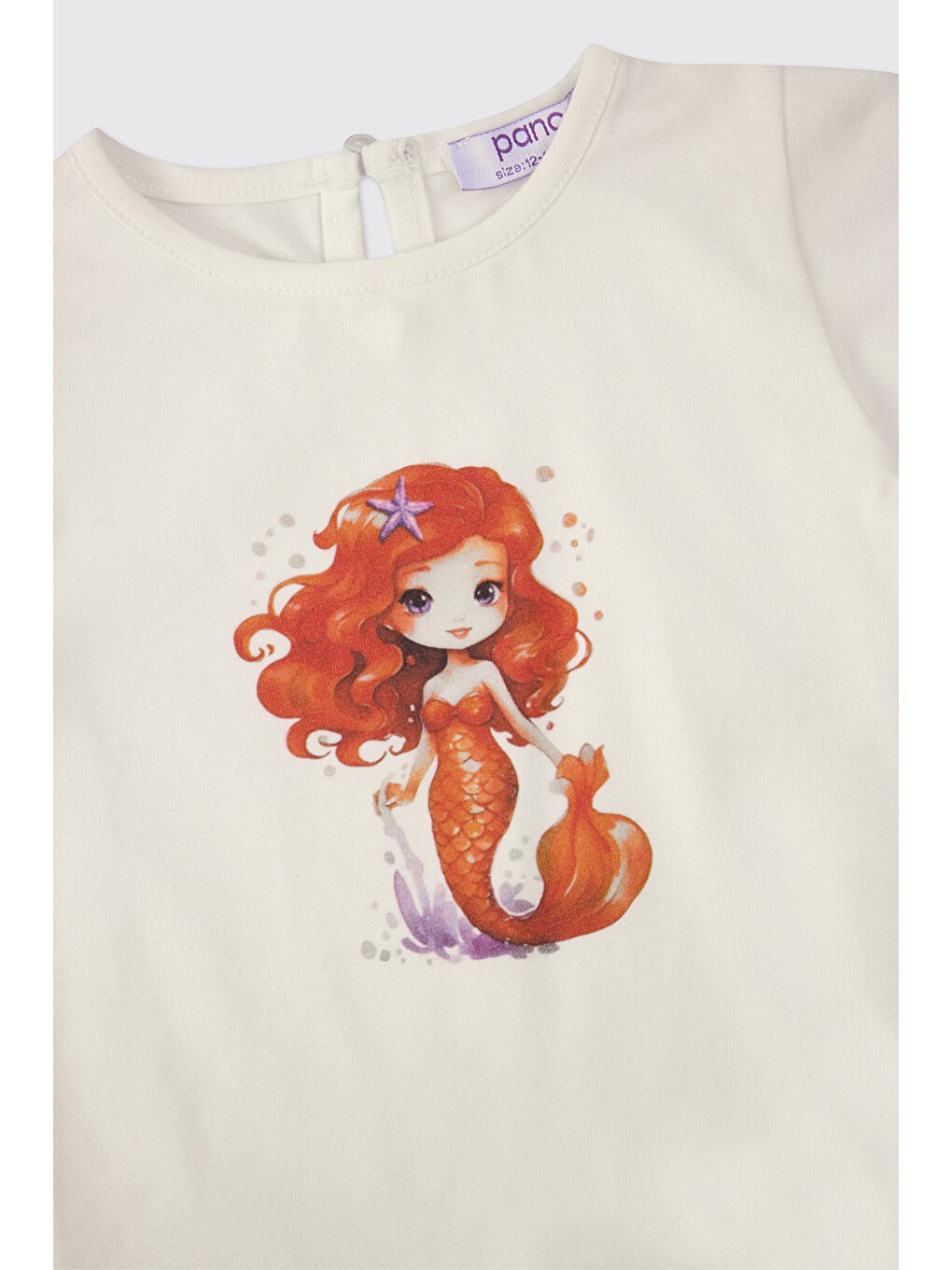 Lila Kız Bebek Ekru-Oranj Etek Takım-3