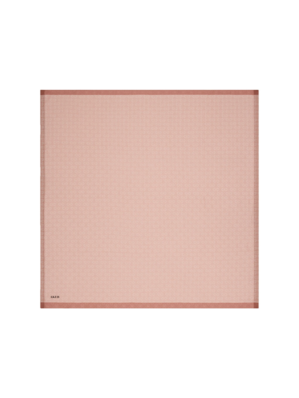 Pembe Monogram Jakar Eşarp