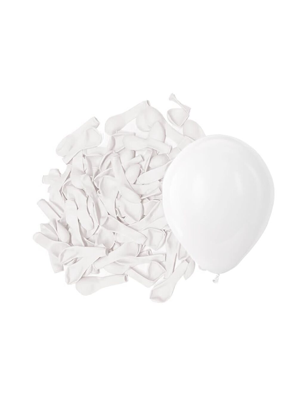 Beyaz Lateks Mini Balon 5 inc 12 cm 10'lü-2