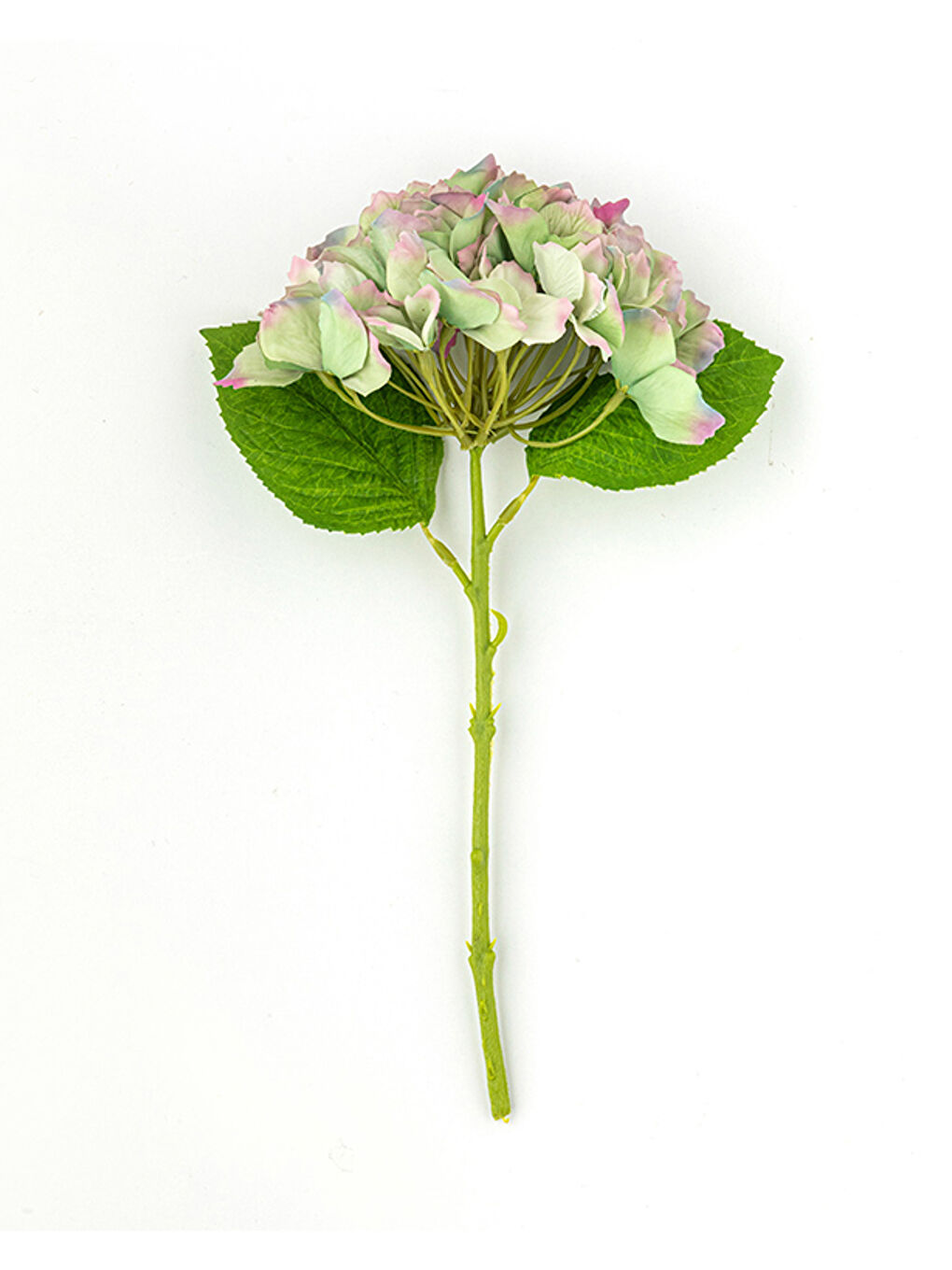 Hortensia Tek Dal Yapay Çiçek Yeşil-2