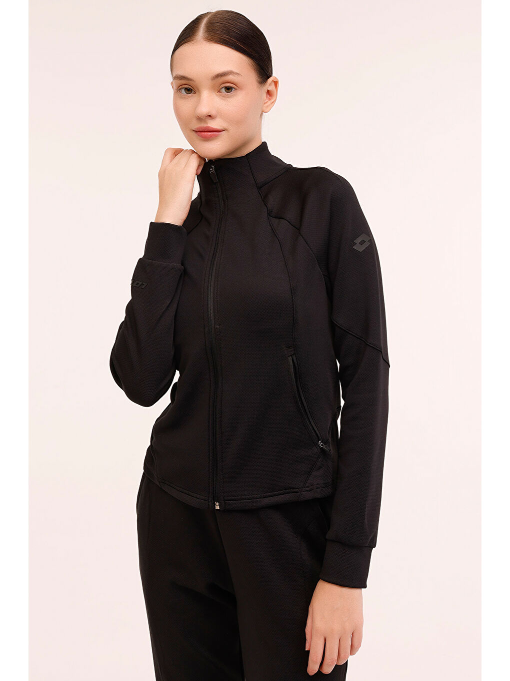 W-ILSA TRACK TOP 4PR Siyah Kadın Eşofman Üstü-4