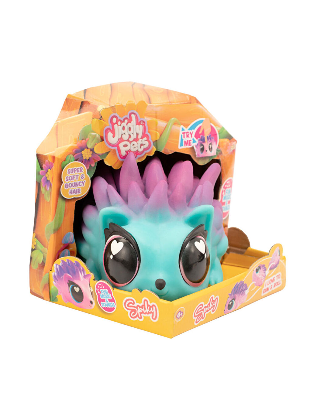 Sesli Mavi Kirpi JP015-BL-3