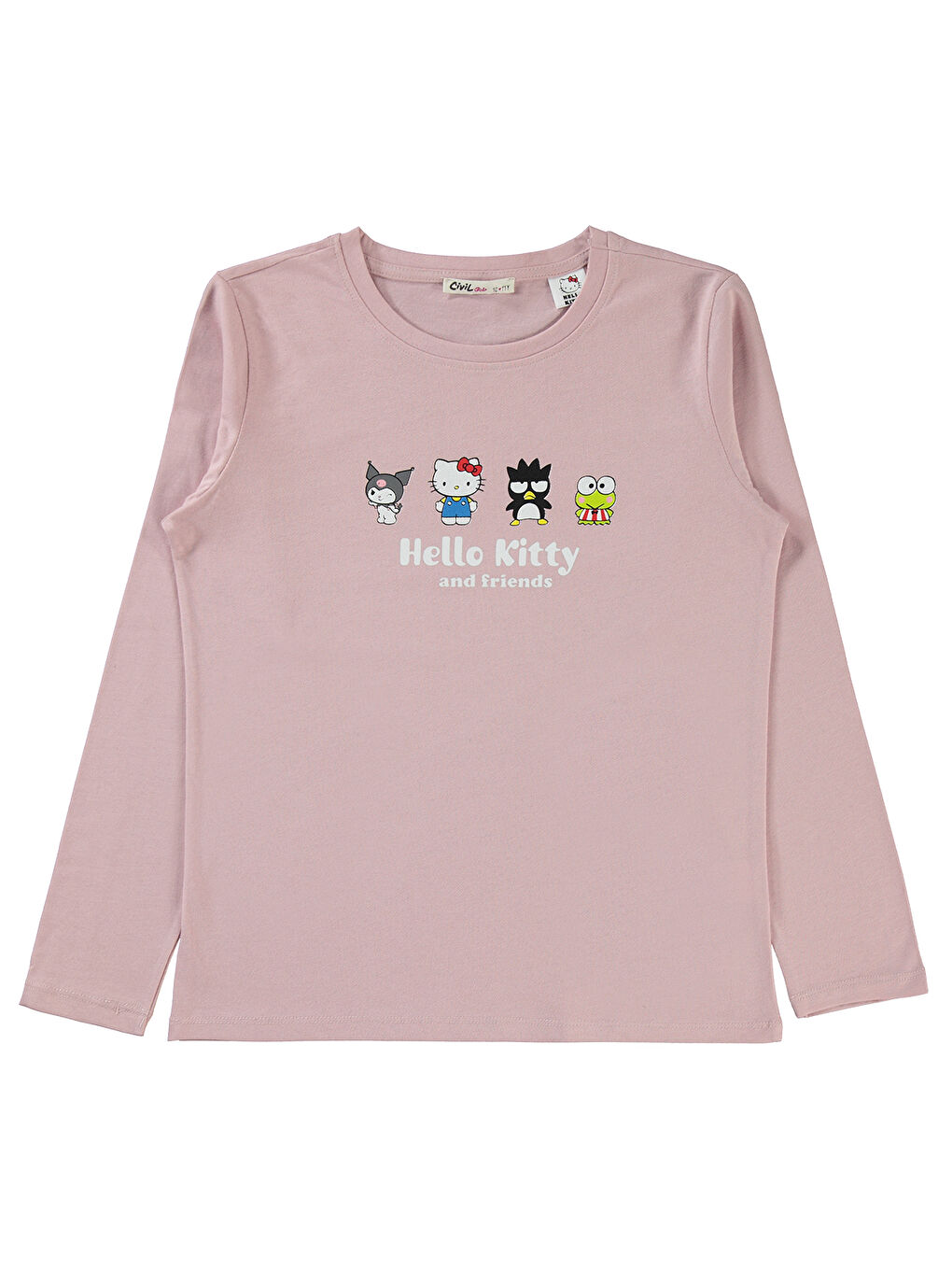 Civil Pembe Girls Kız Çocuk Sweatshirt 10-13 Yaş Pembe