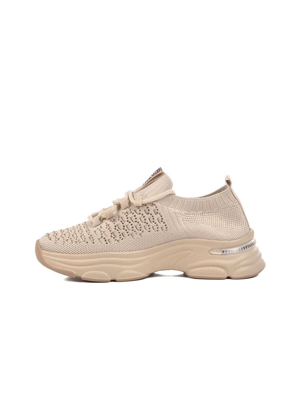 Bej Triko Hafif Kadın Spor Ayakkabı Lexa 130 G-1