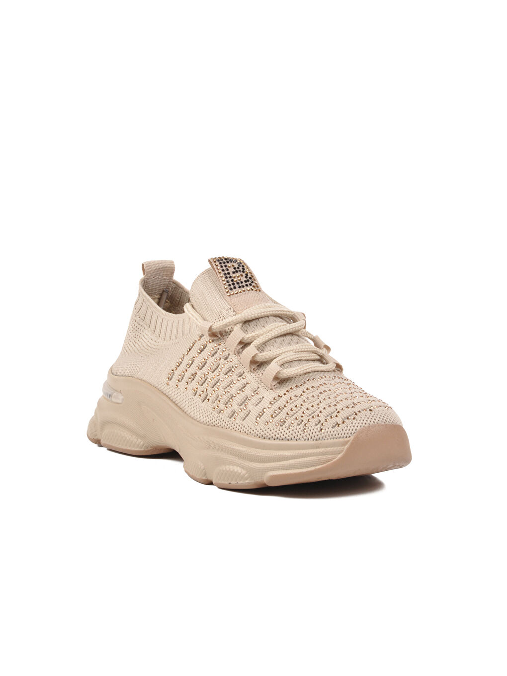 Bej Triko Hafif Kadın Spor Ayakkabı Lexa 130 G-2