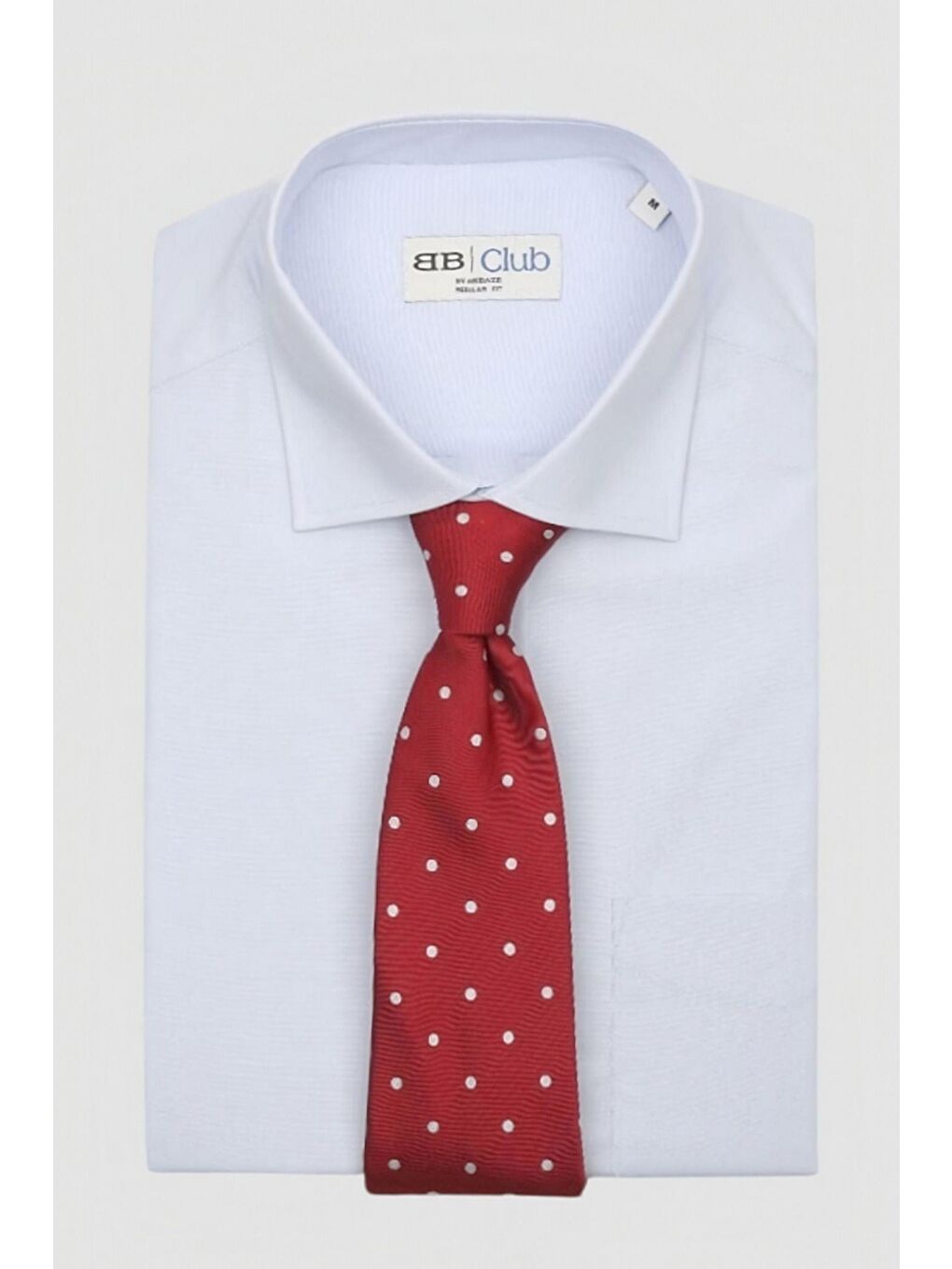 Bb Club Lima Poplin Pamuk Polyester Regular Fit Açık Mavi Klasik Yaka Erkek Düz Gömlek-6