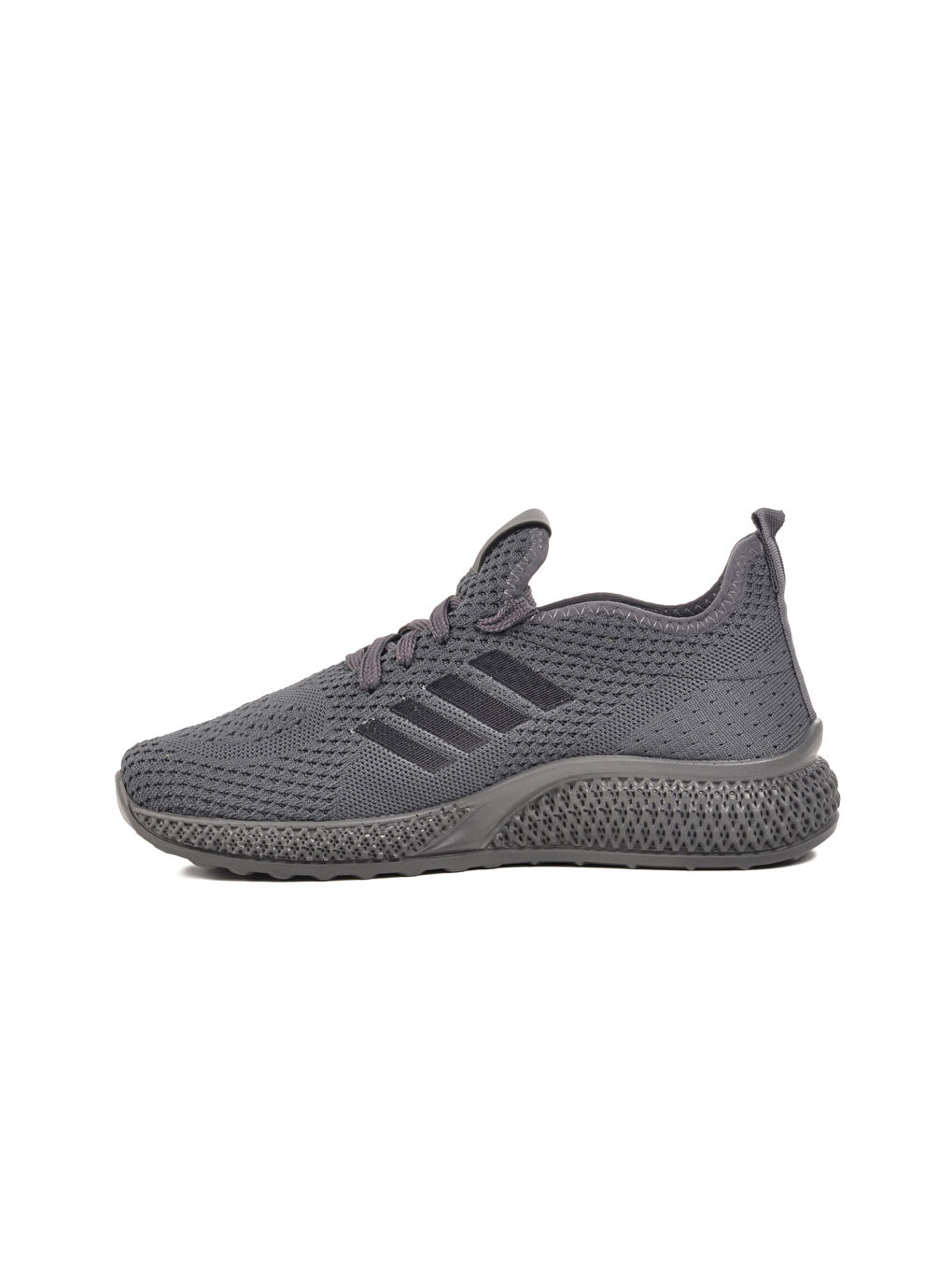 Gri Füme Anorak Hafif Esnek Erkek Spor Ayakkabı Veneto M-1