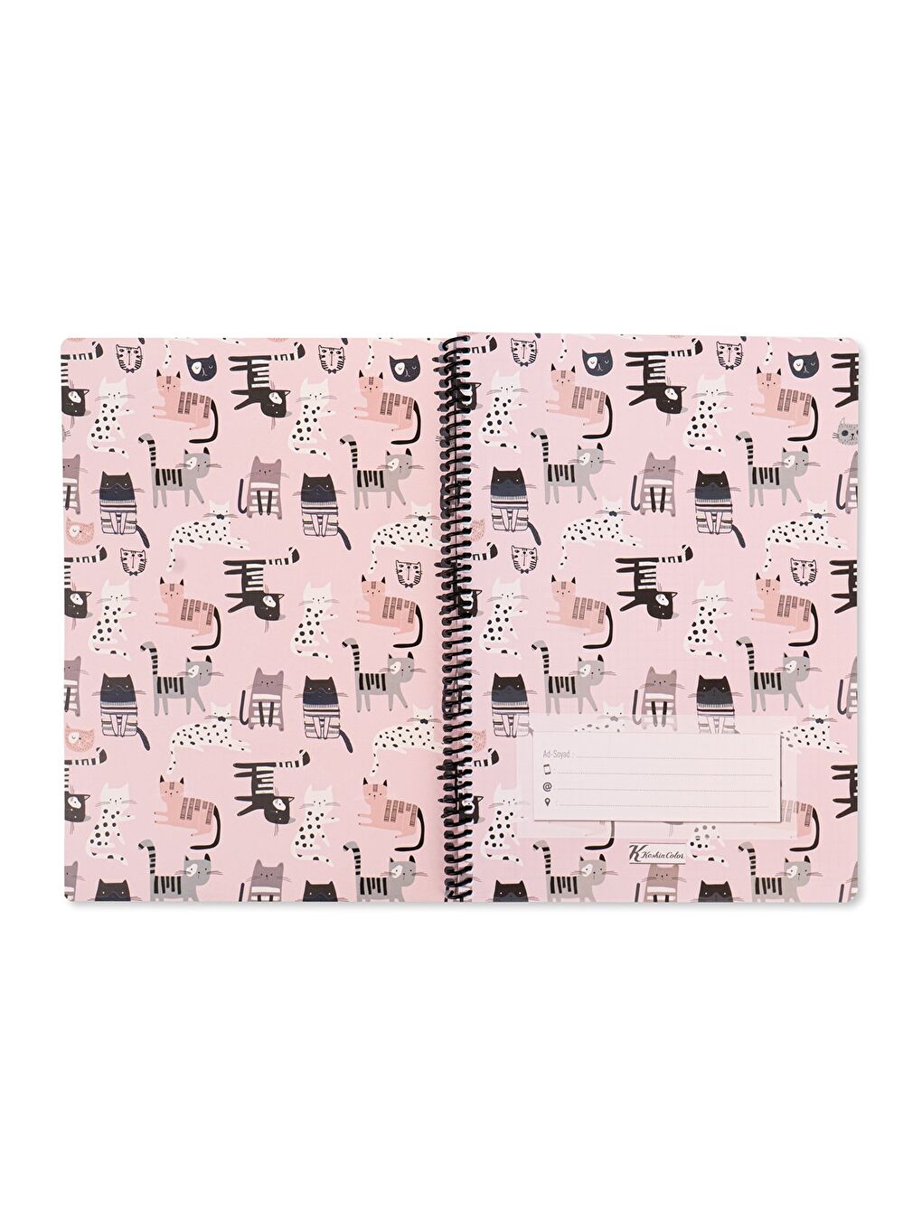 Keskin Color A4 Kareli Defter Animal Friends - Kediler - 1