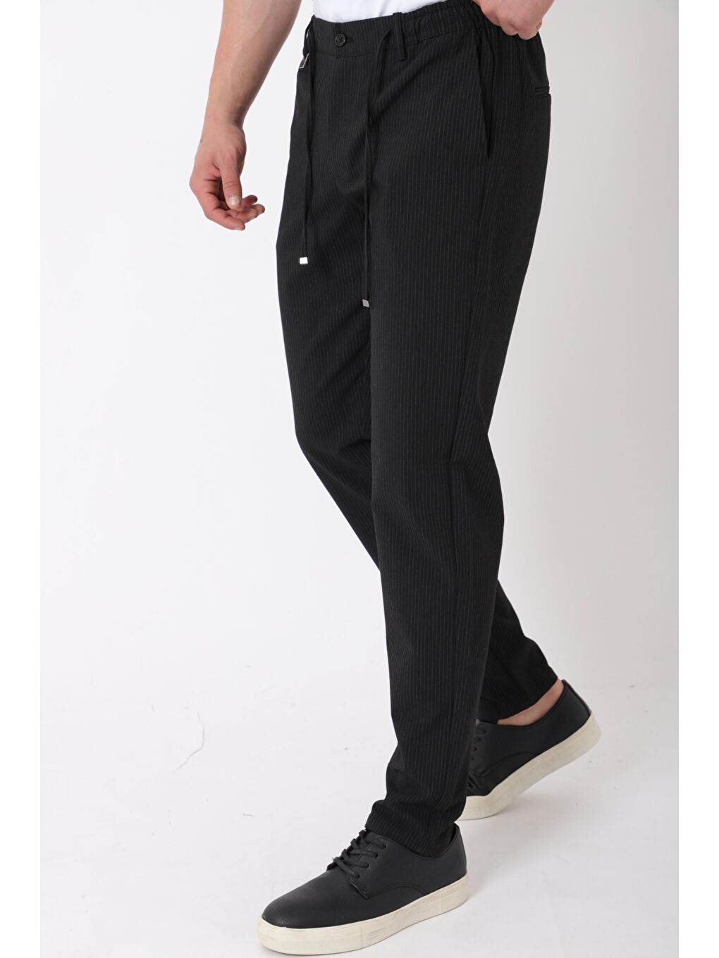 Siyah Bel Lastikli Hitit Model Jogger Pantolon CPT-1_0397-3